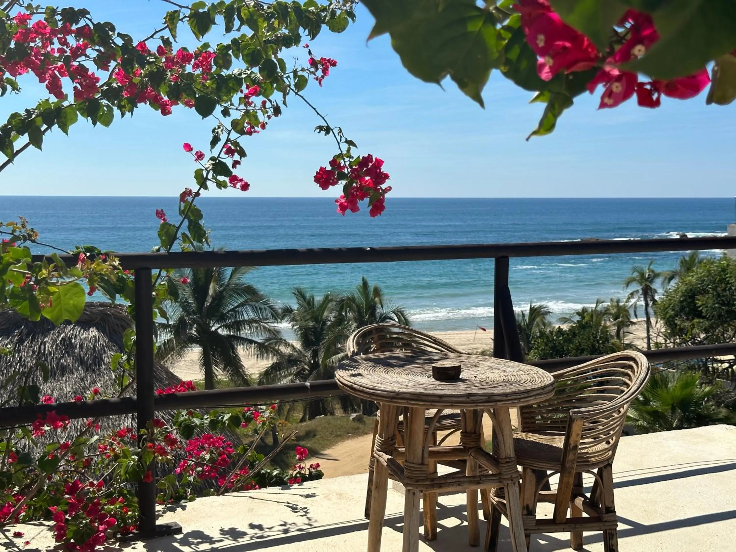 Patio in Beachfront Paradise Boutique Hotel