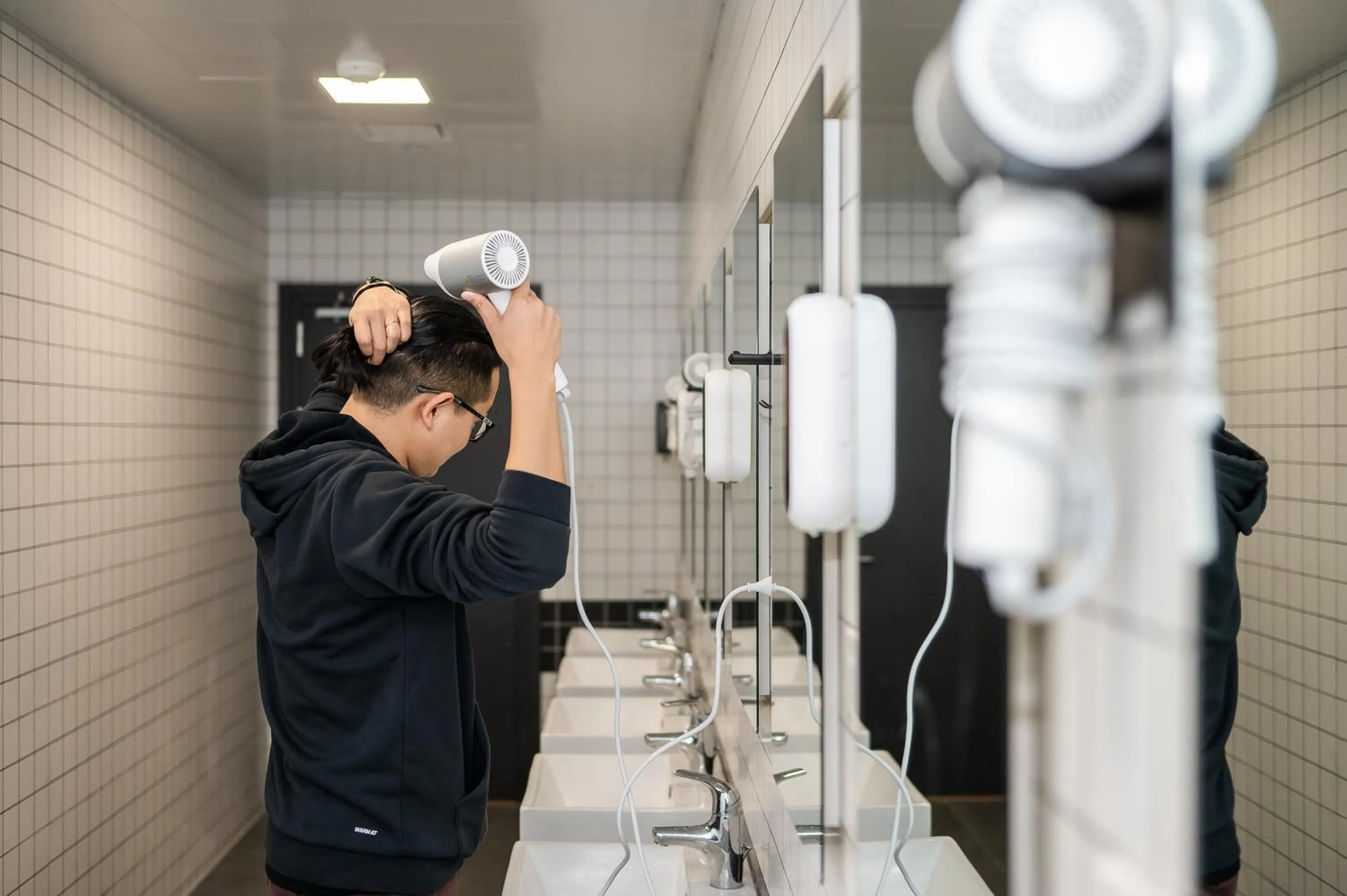 Bathroom in Dayin International Youth Hostel - East Nanjing Road & People's Square & The Bund Branch