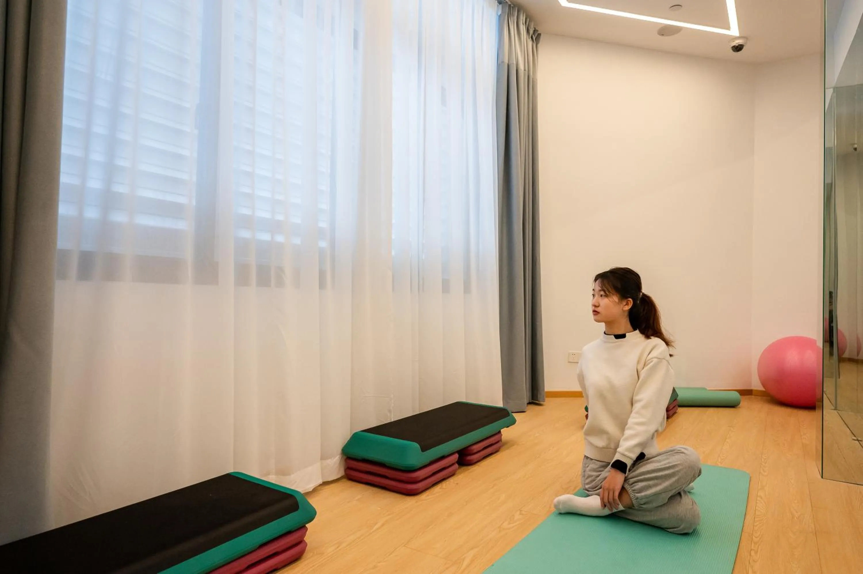 Fitness centre/facilities in Dayin International Youth Hostel - East Nanjing Road & People's Square & The Bund Branch