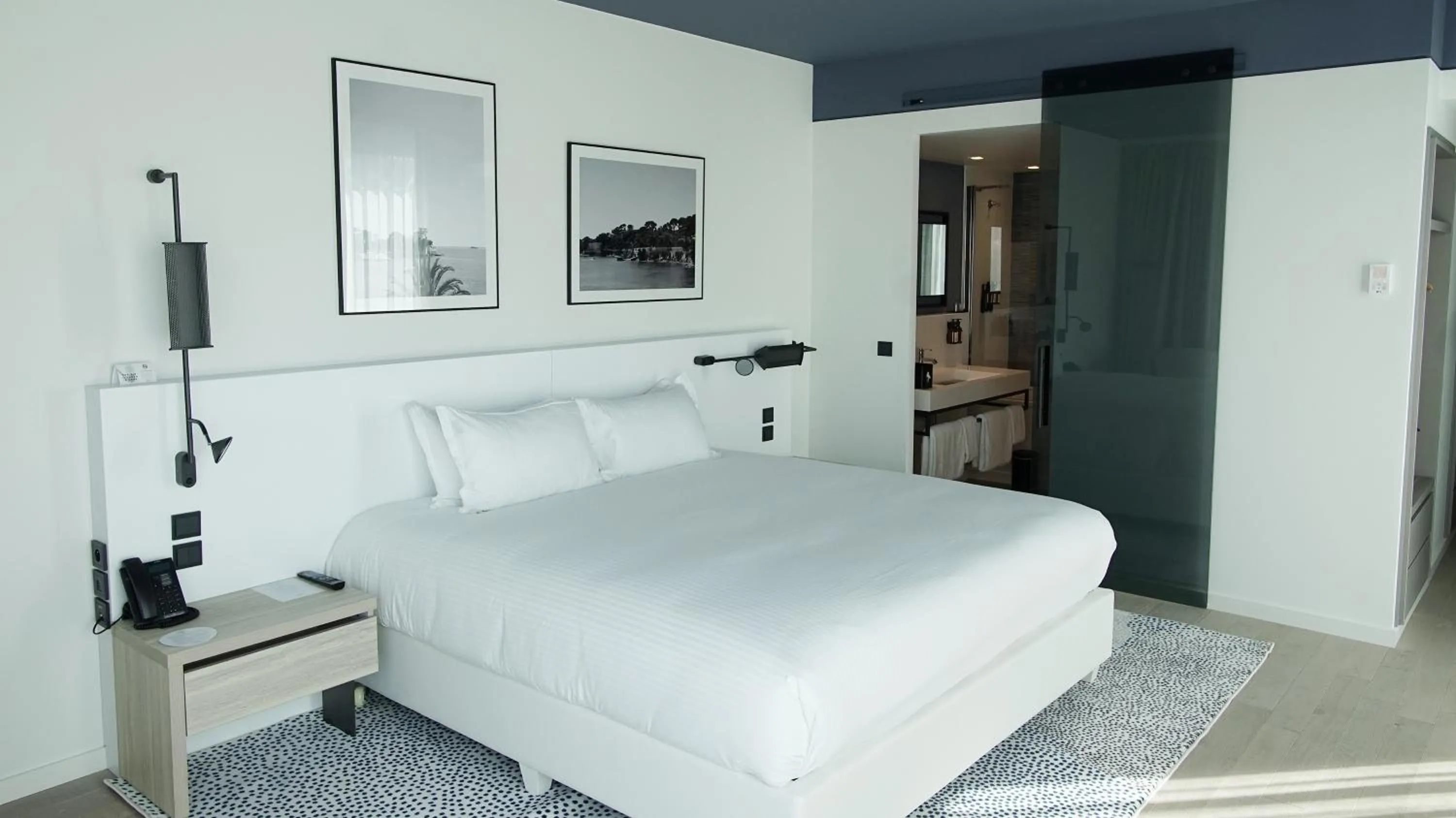 Bedroom, Bed in Hotel Indigo Cagnes-sur-Mer by IHG