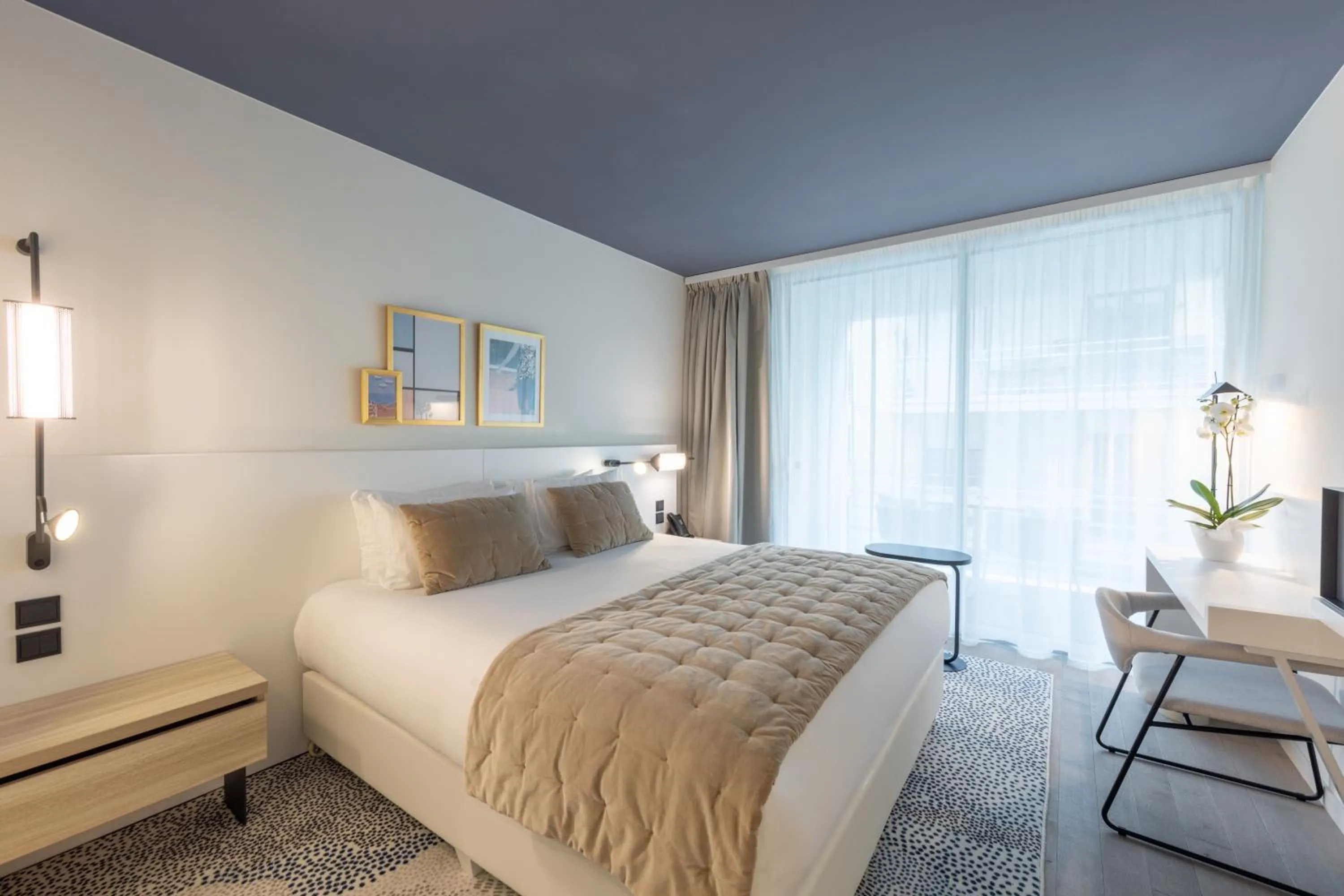 Bed in Hotel Indigo Cagnes-sur-Mer by IHG