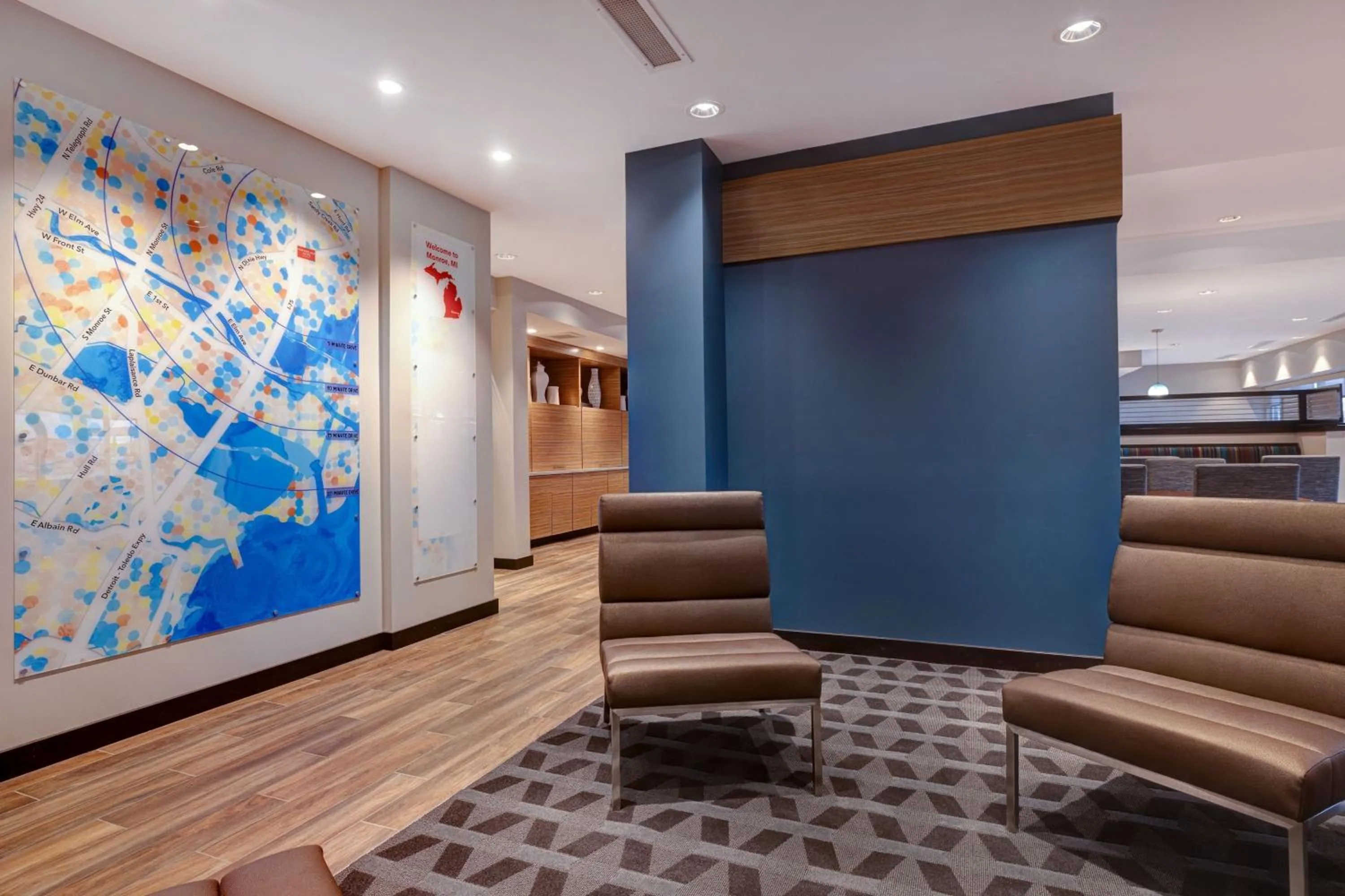 Lobby or reception in TownePlace Suites by Marriott Monroe