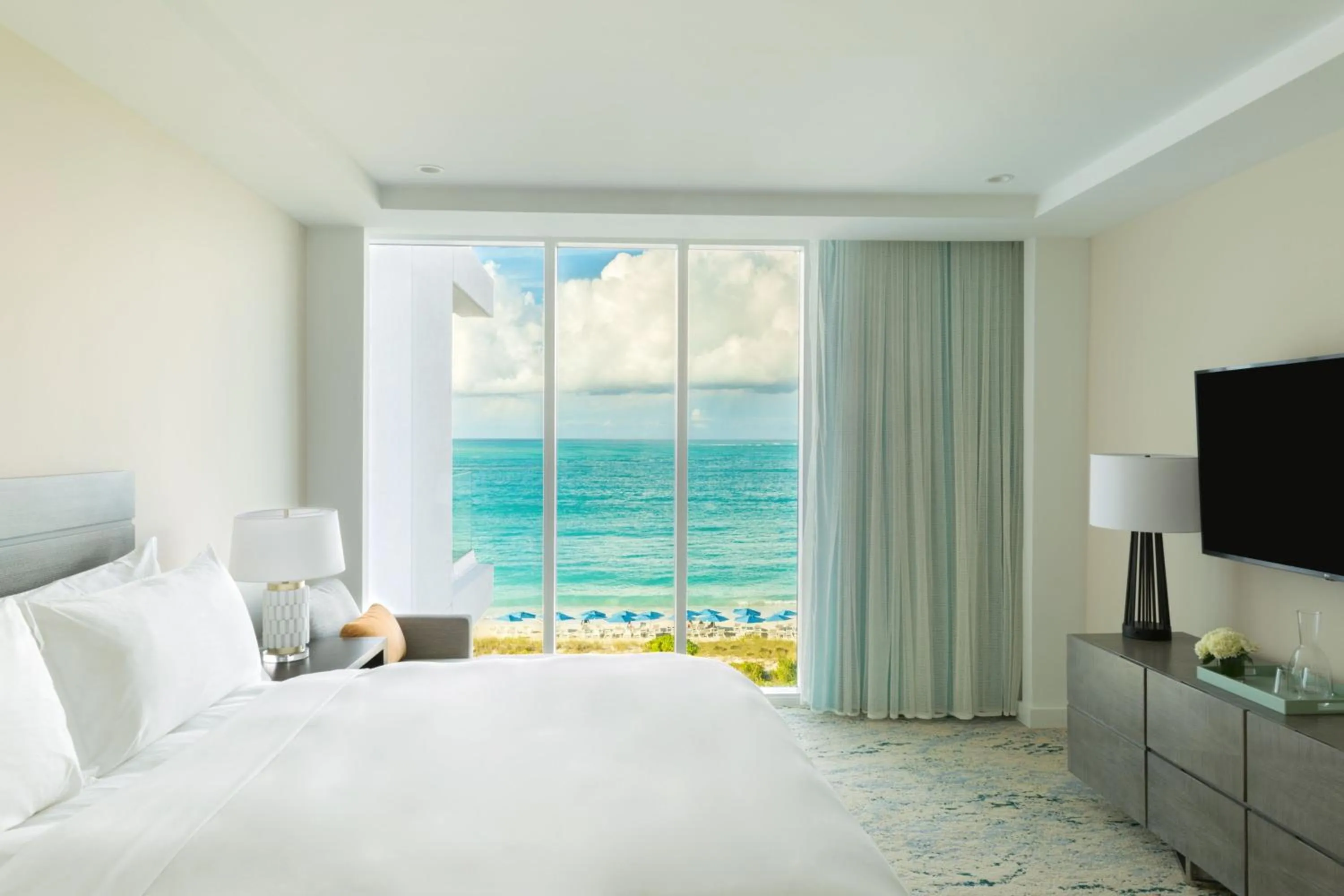 Bedroom, Bed in The Ritz-Carlton Residences, Turks & Caicos