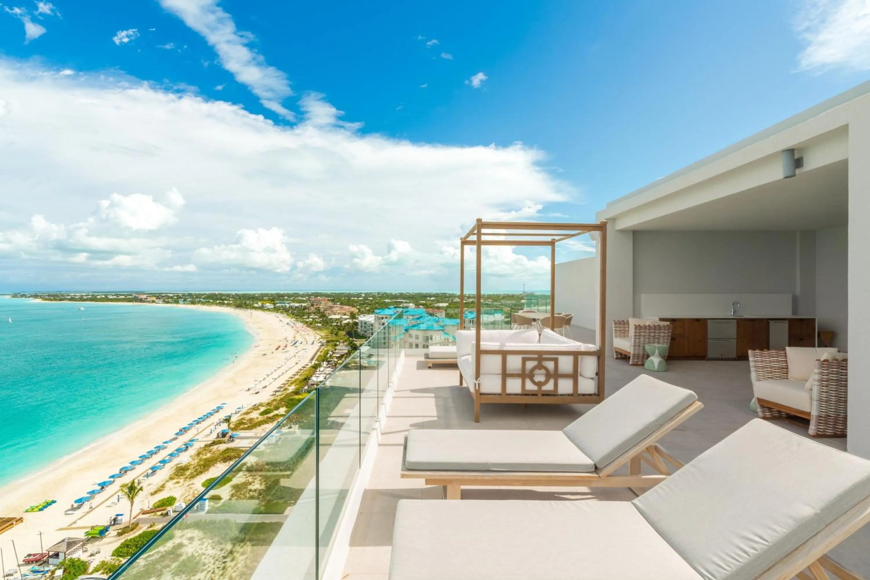 Bedroom in The Ritz-Carlton Residences, Turks & Caicos
