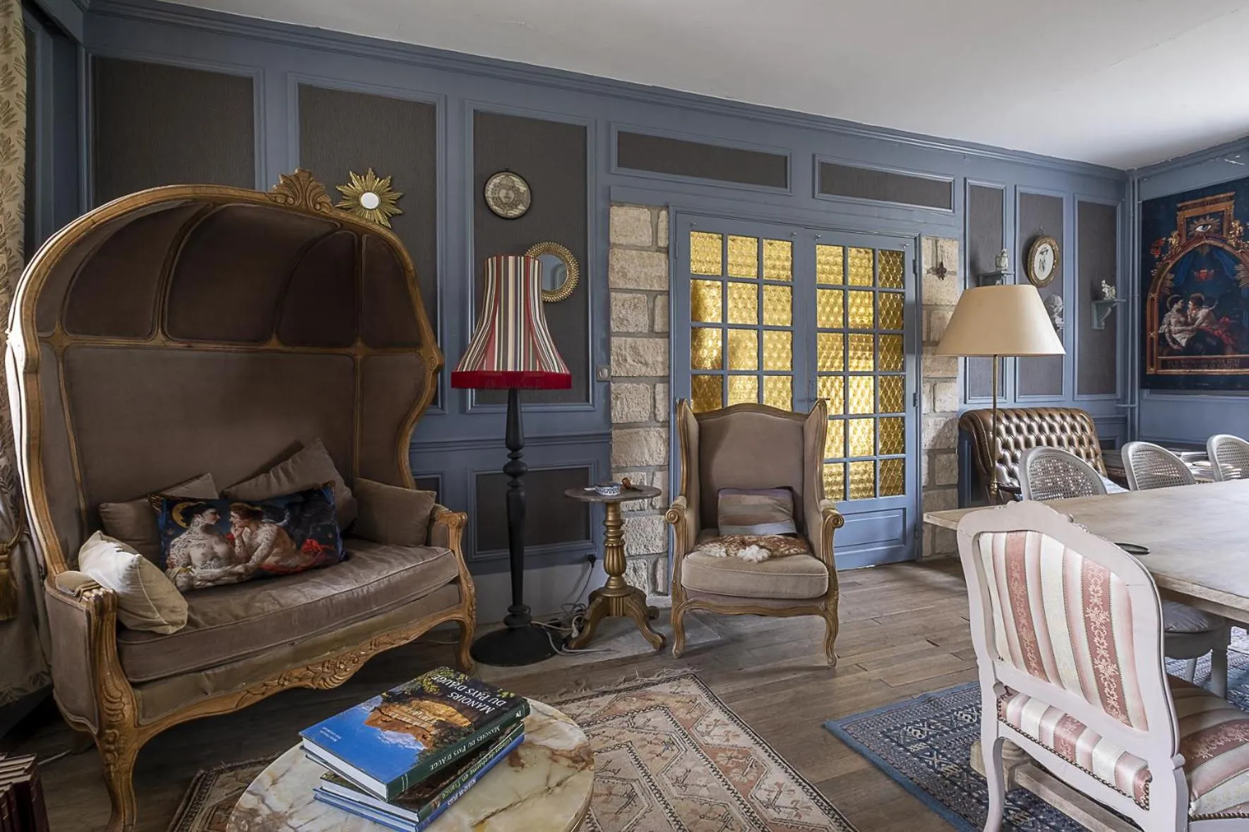 Living room, Bed in Le Clos Saint Paul