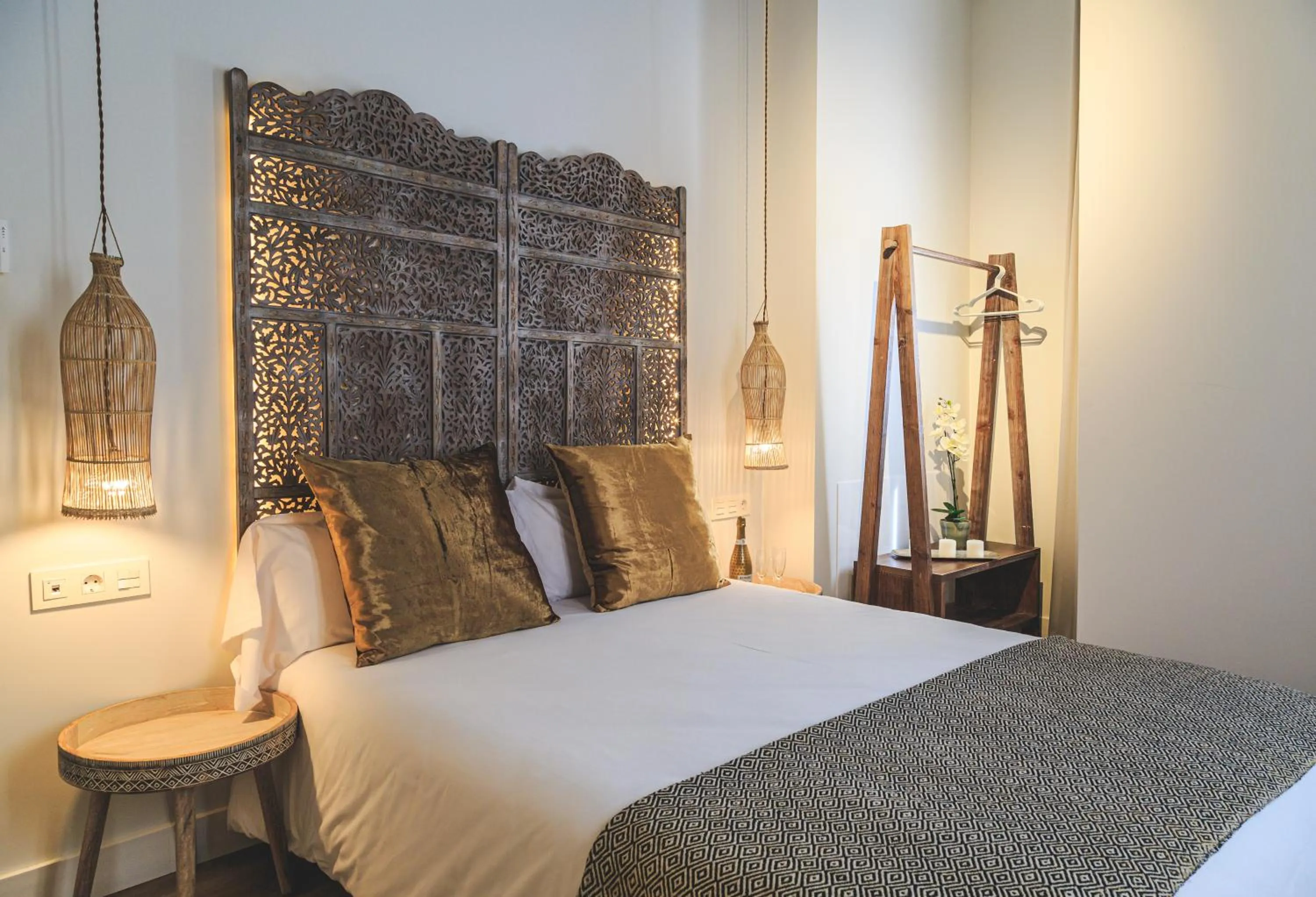 Bed in Hotel La Casa de Los Mosaicos by Maxi Hoteles