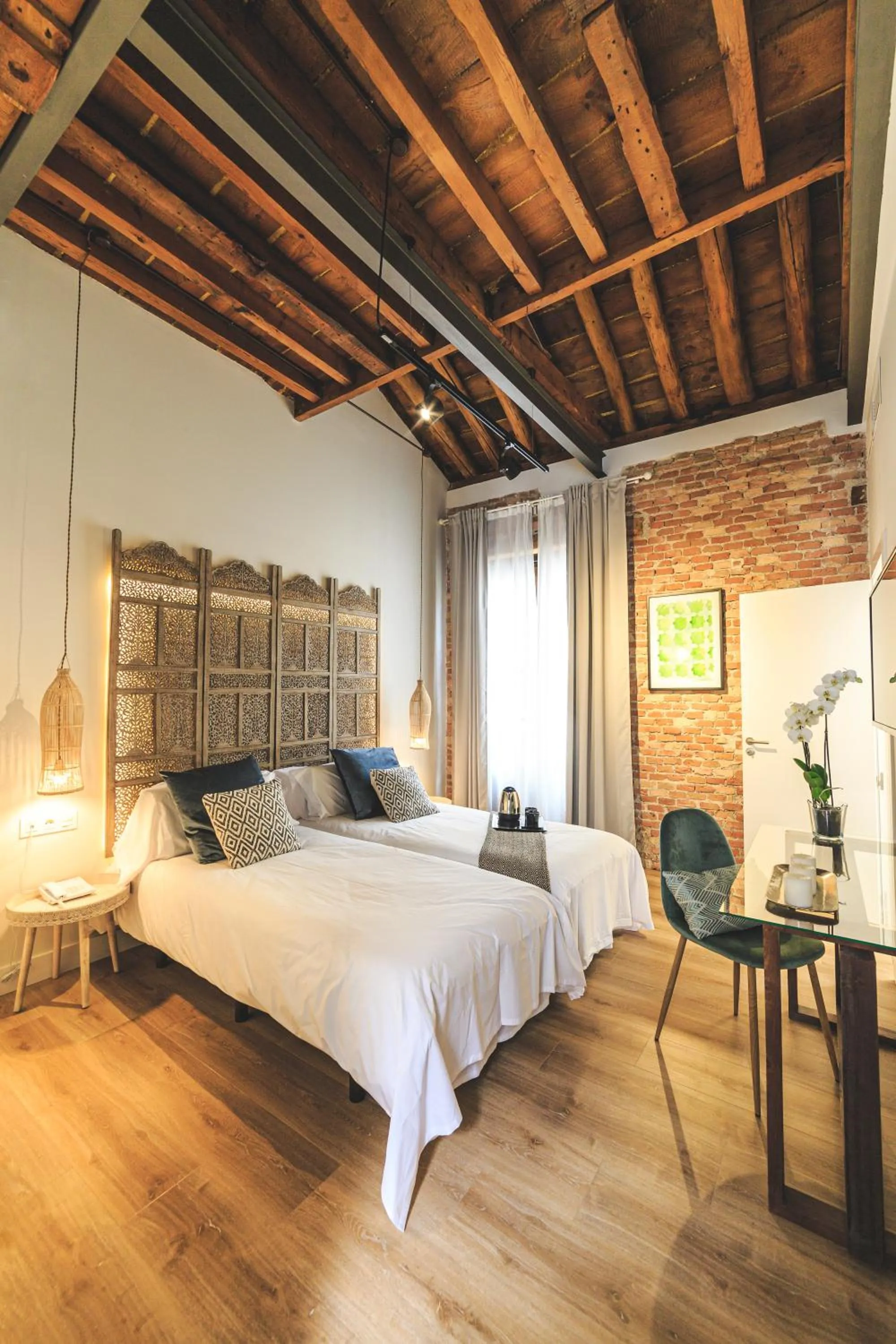 Bed in Hotel La Casa de Los Mosaicos by Maxi Hoteles