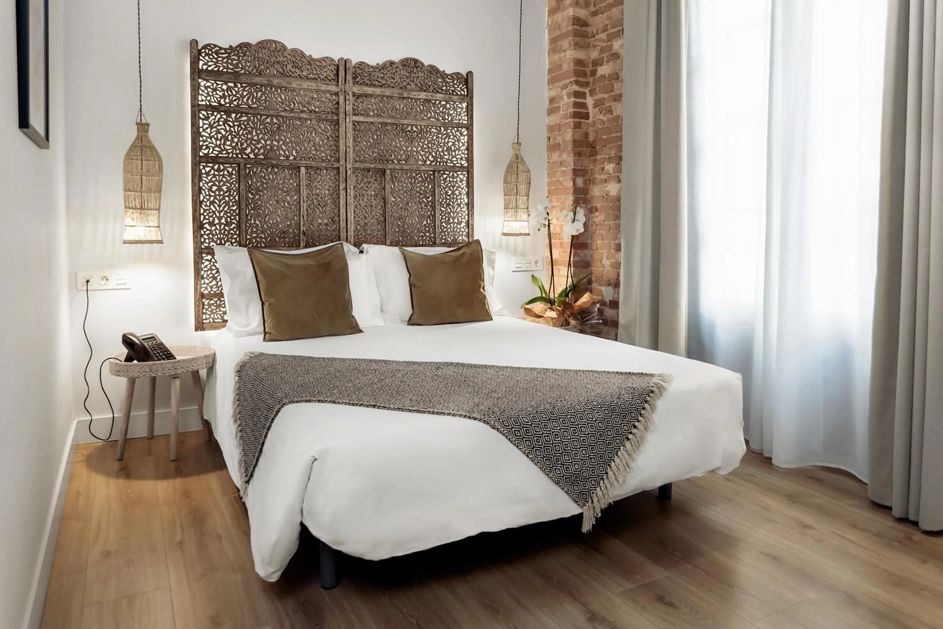 Bed in Hotel La Casa de Los Mosaicos by Maxi Hoteles