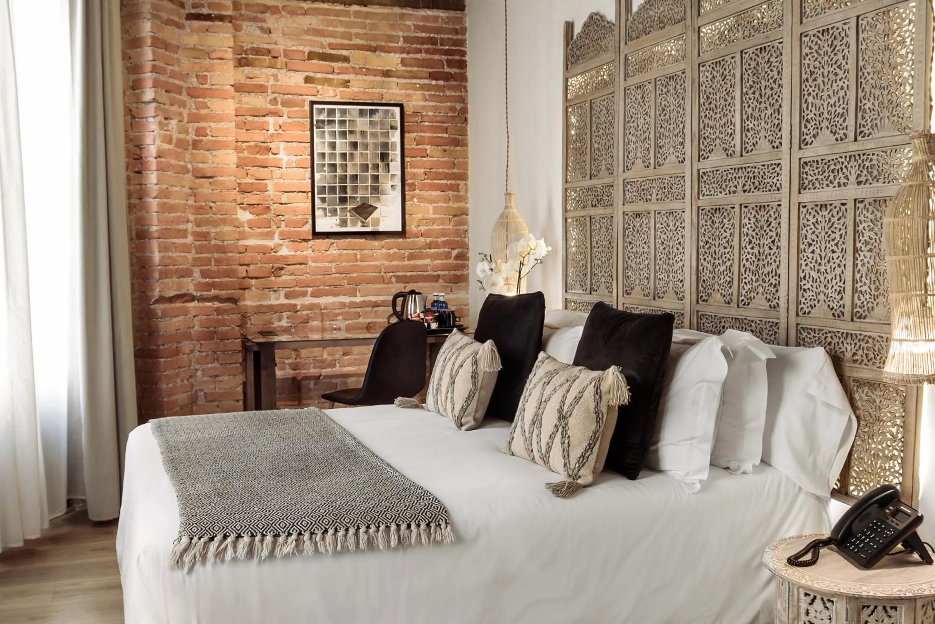 Bed in Hotel La Casa de Los Mosaicos by Maxi Hoteles