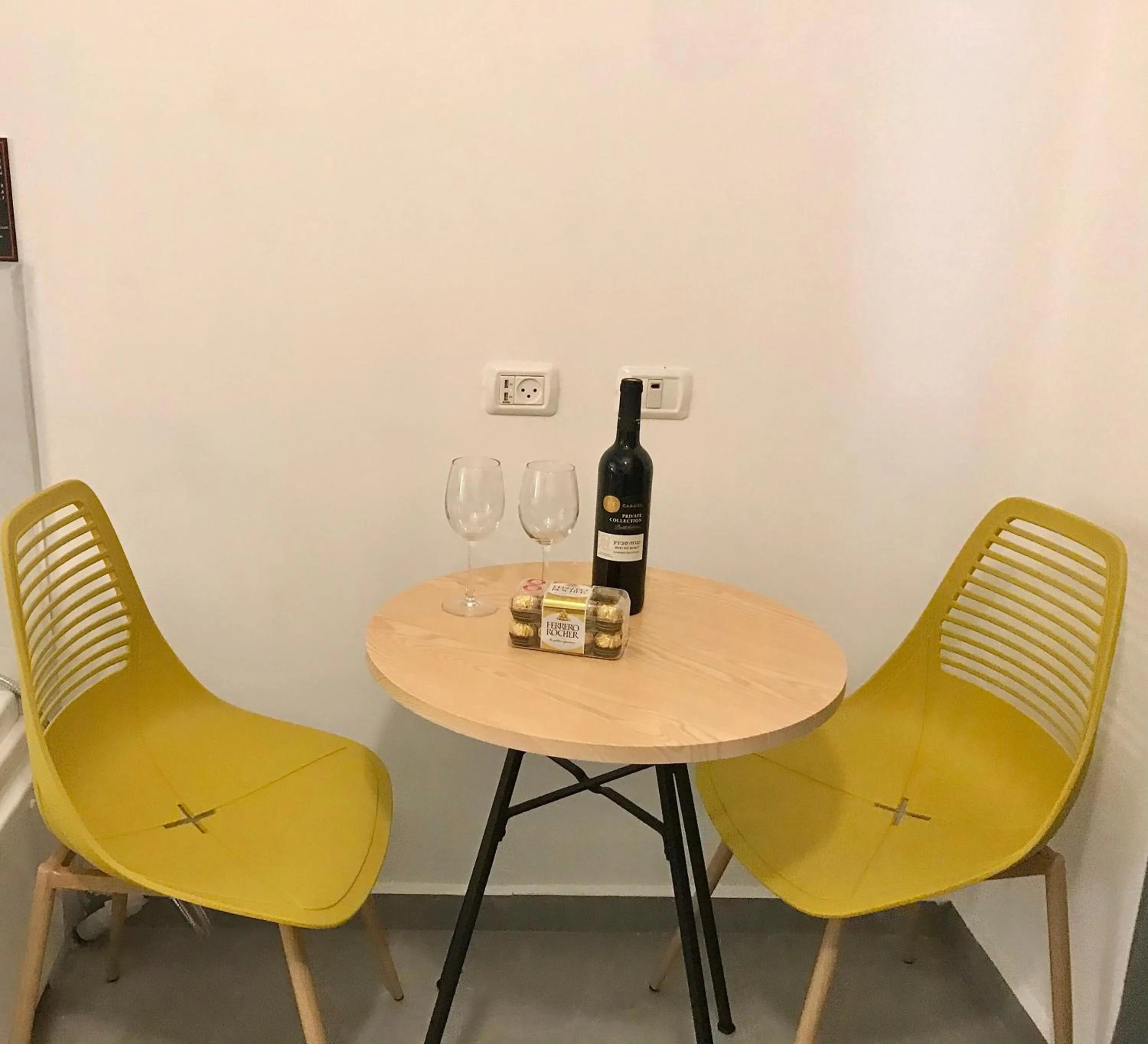 Seating area in Suites in the Galilee