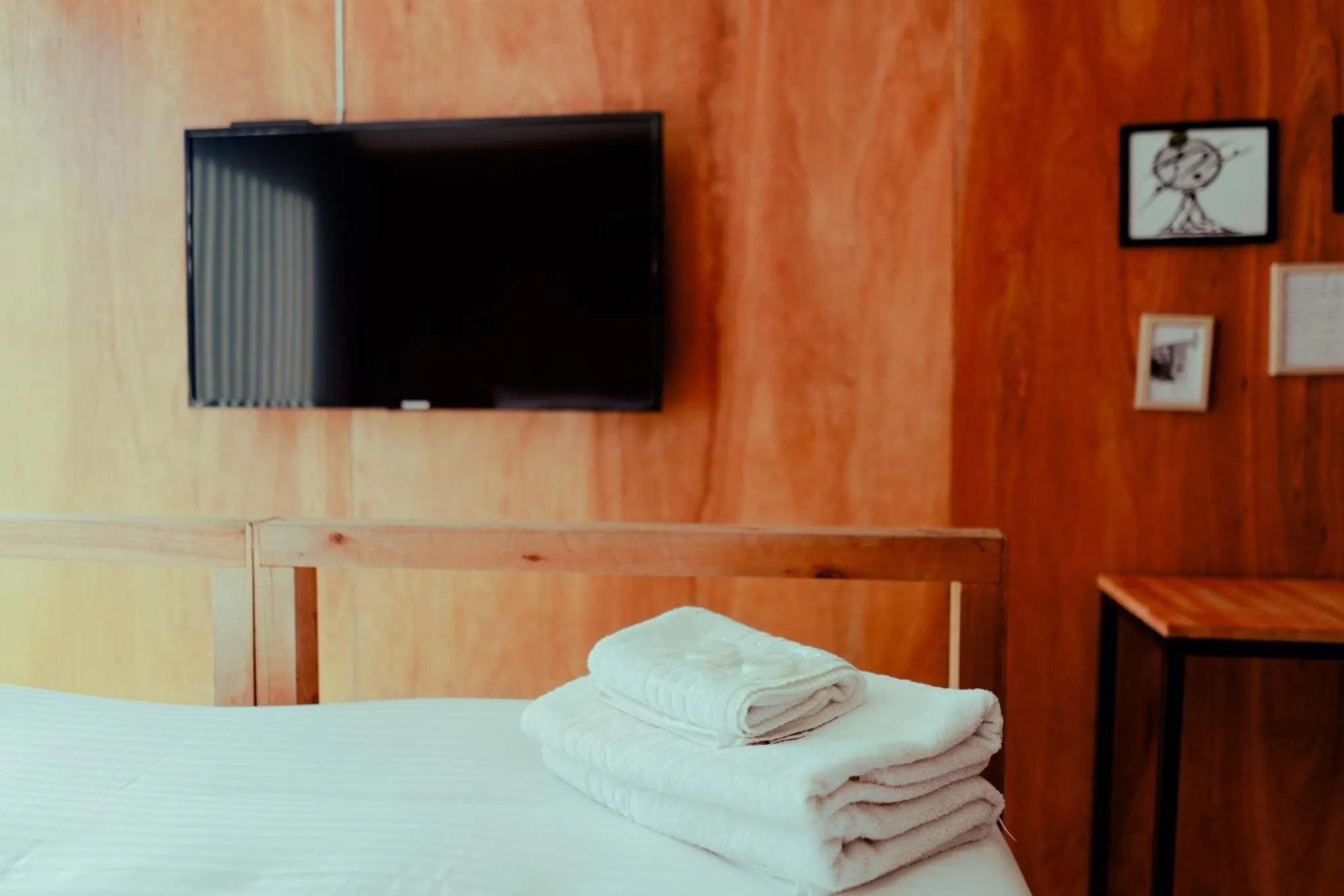 Bed in MUMA Hotel - Museo de la Madera