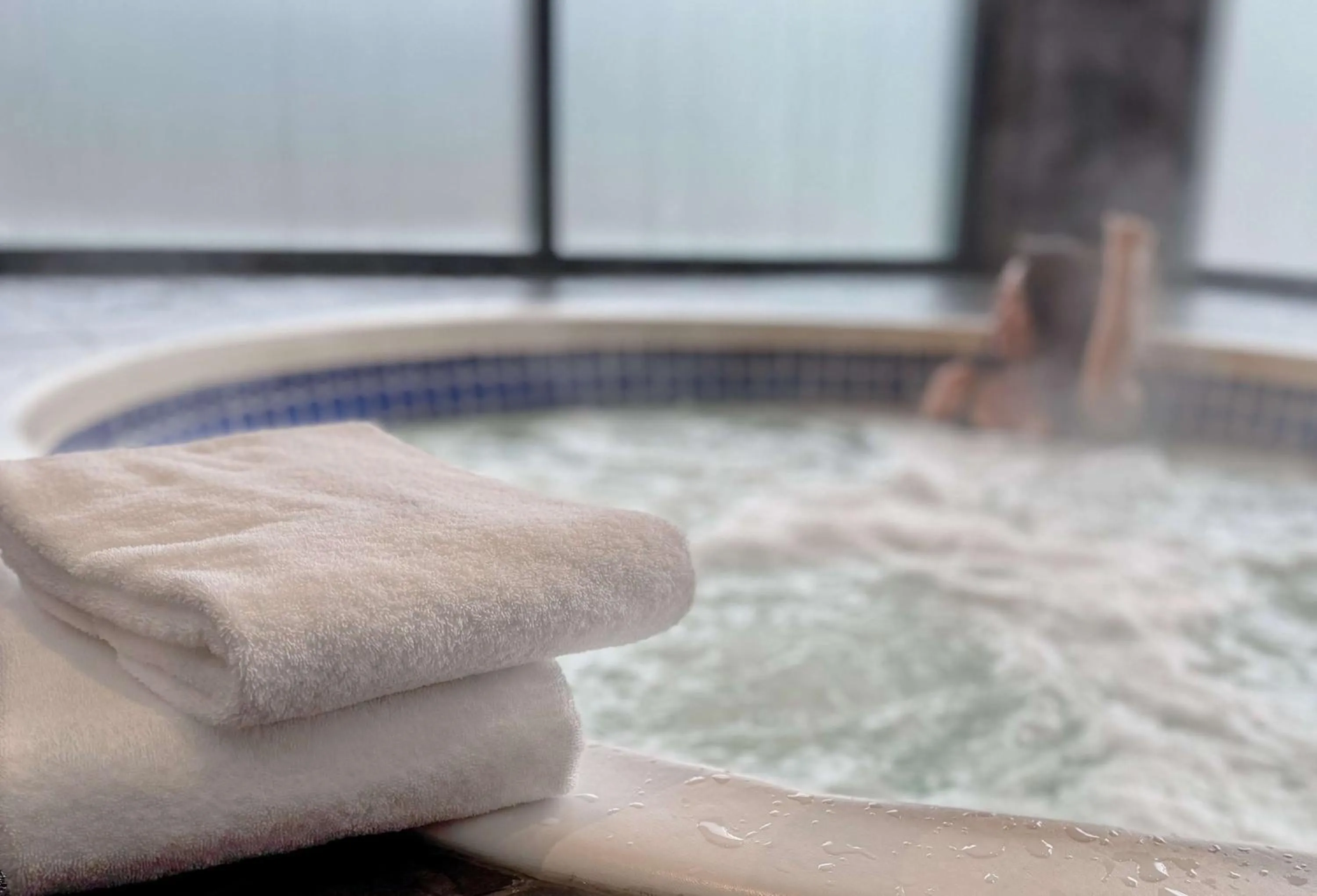 Pool view in Listel Whistler, a Coast Hotel