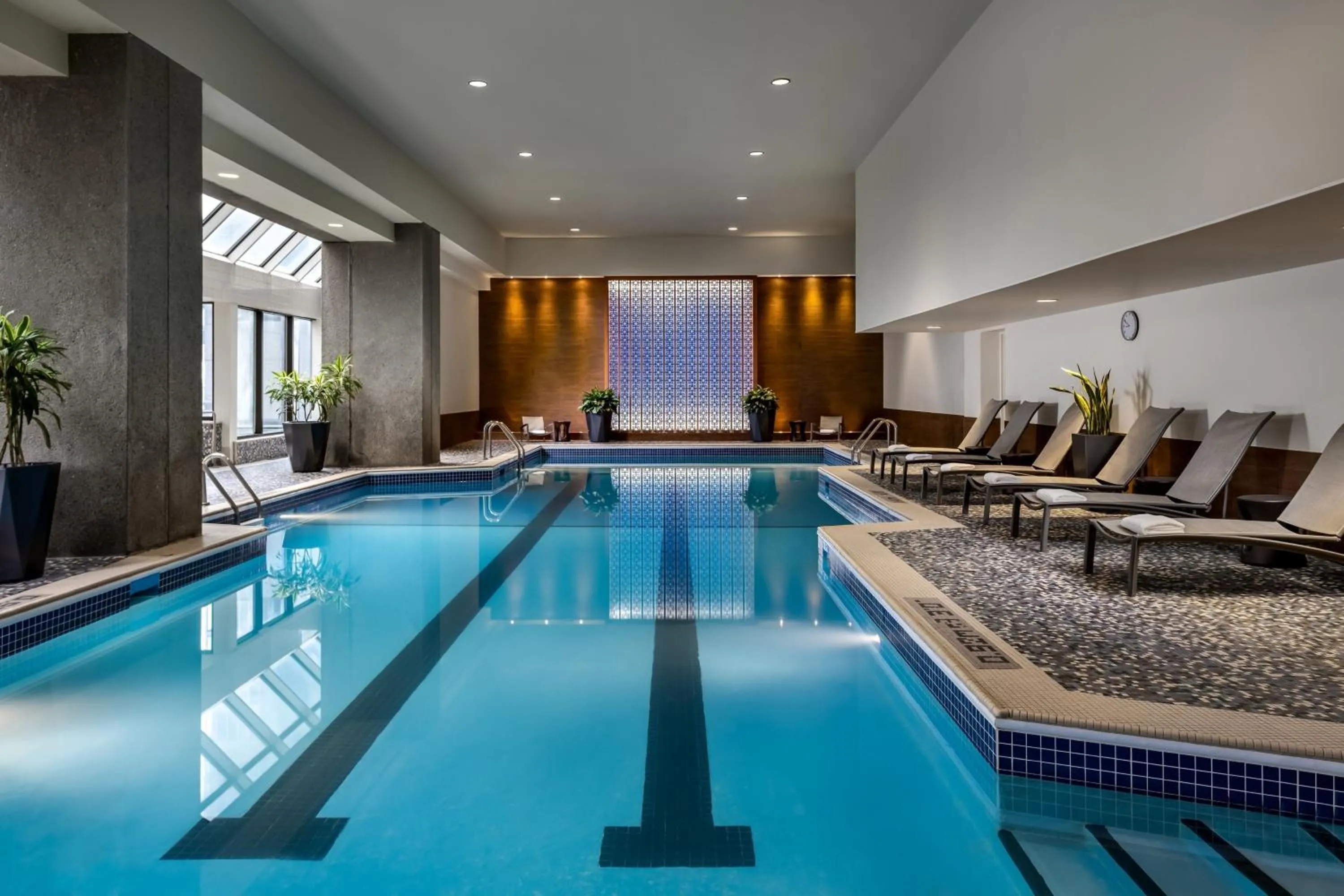 Swimming pool in Le Centre Sheraton Montreal Hotel