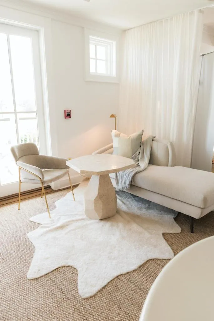 Living room in Oyster Bay Boutique Hotel