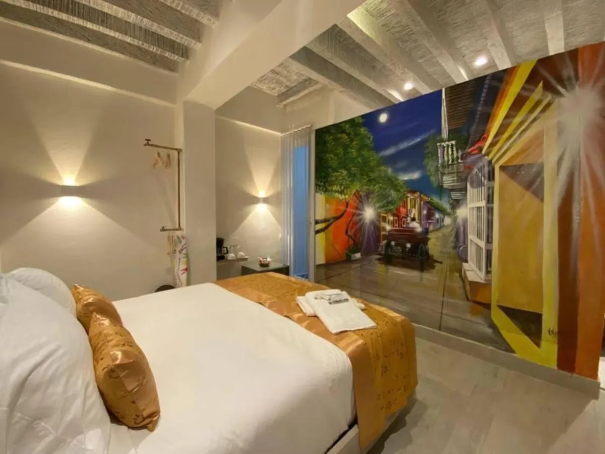 Bedroom, Bed in Hotel Boutique Callecitas de San Diego