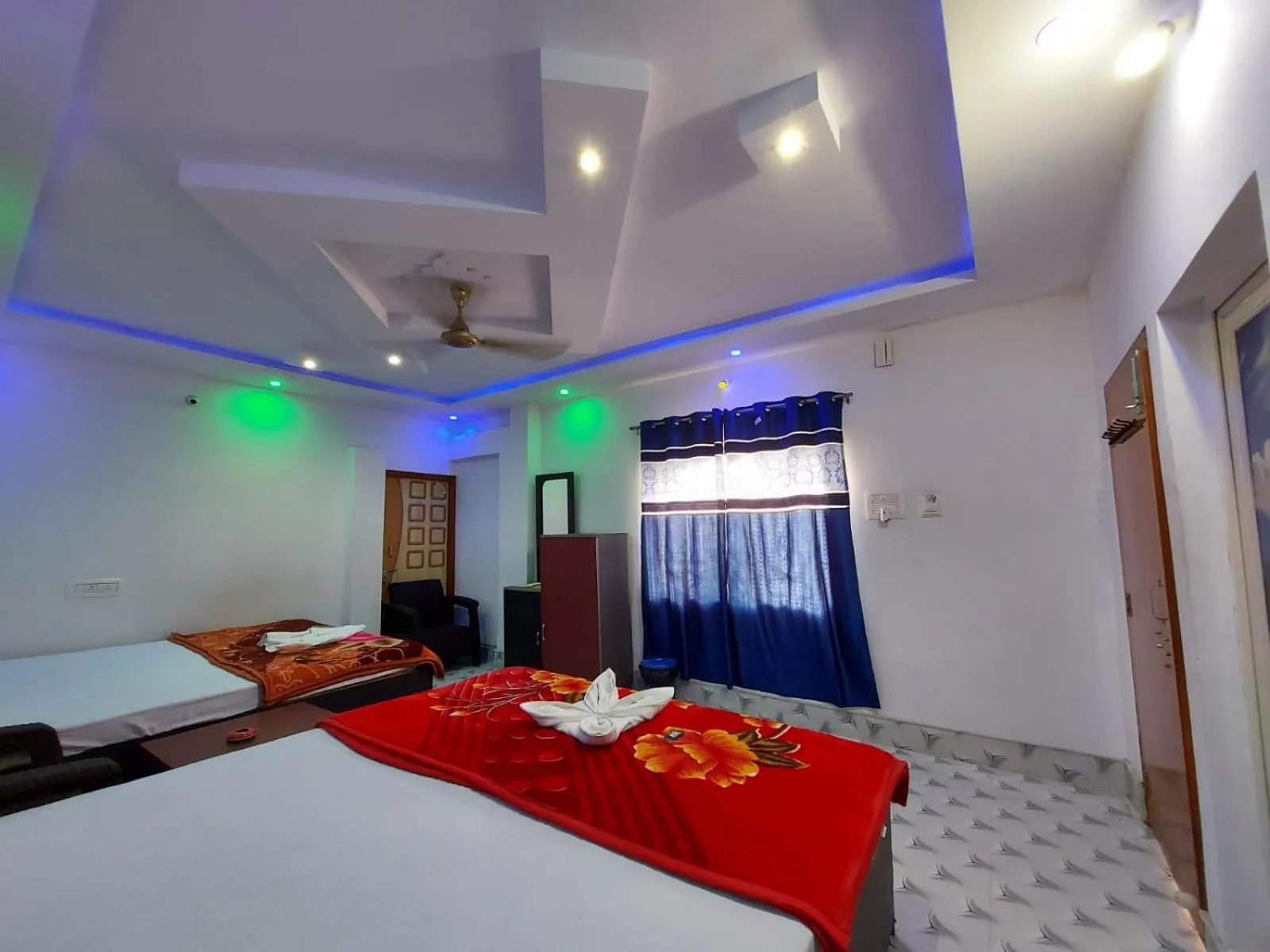 Bed in Swastik Resort Tajpur