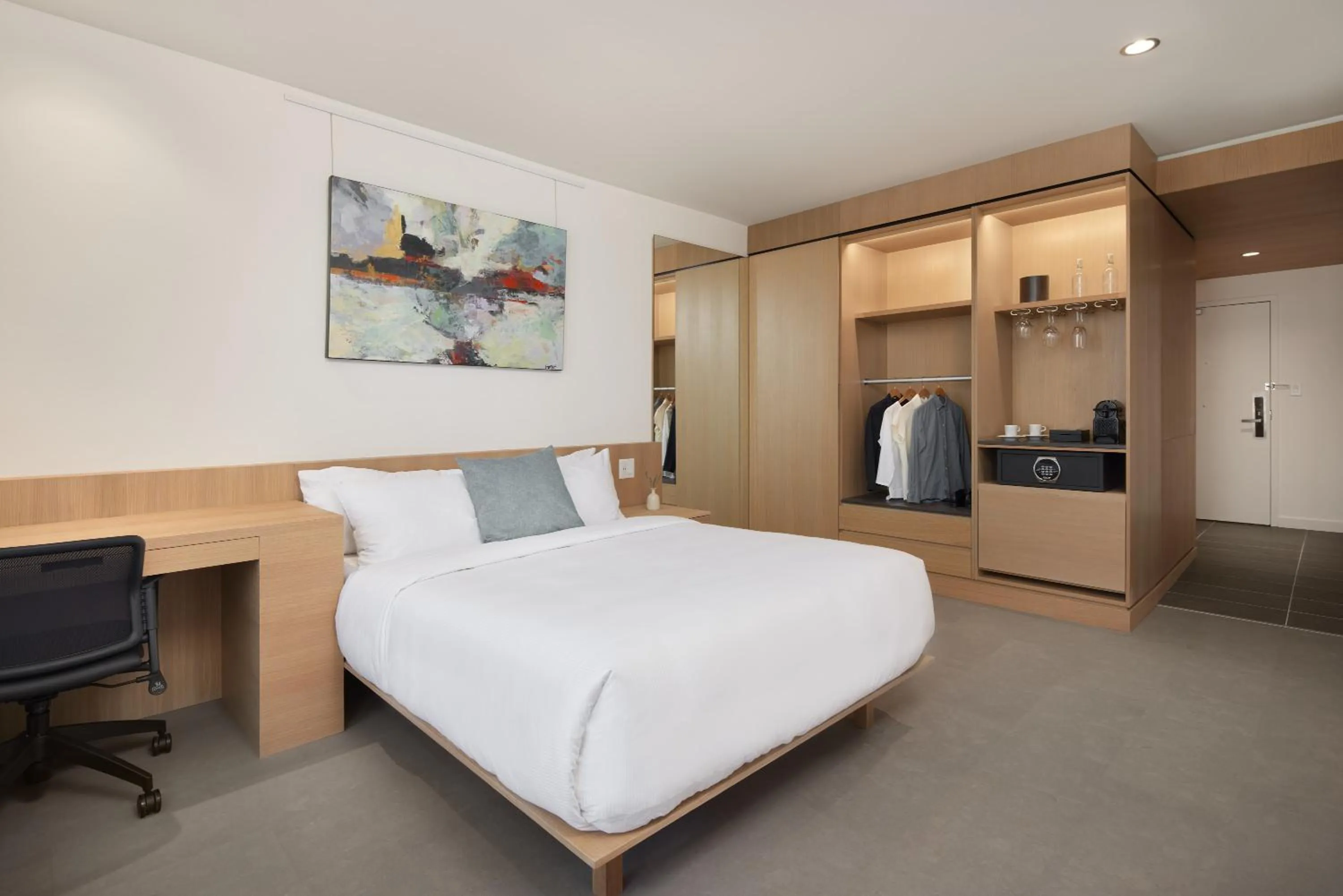 Photo of the whole room, Bed in Hôtel de l'ITHQ