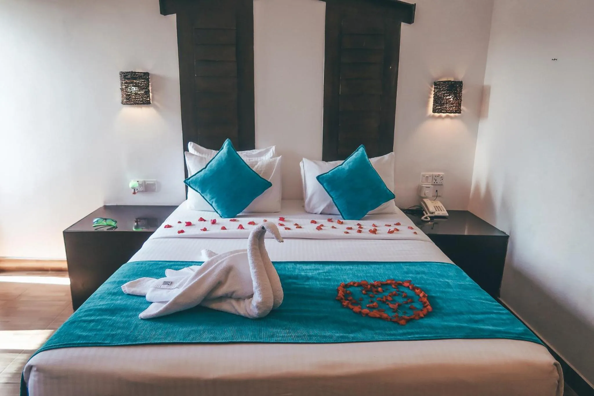 Bedroom, Bed in Sundaras Resort & Spa Dambulla