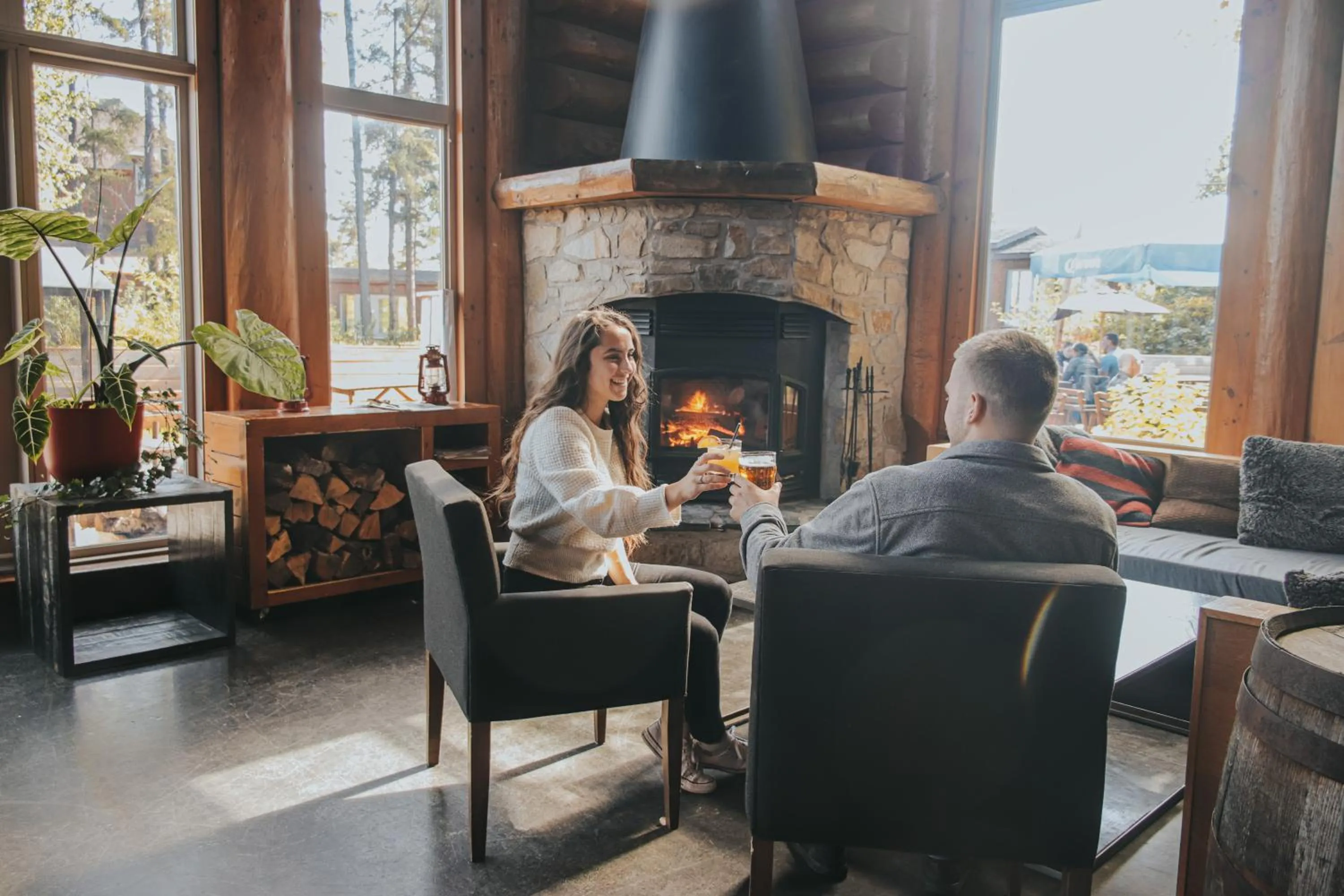 Restaurant/places to eat in Auberge du Lac Taureau et Condos