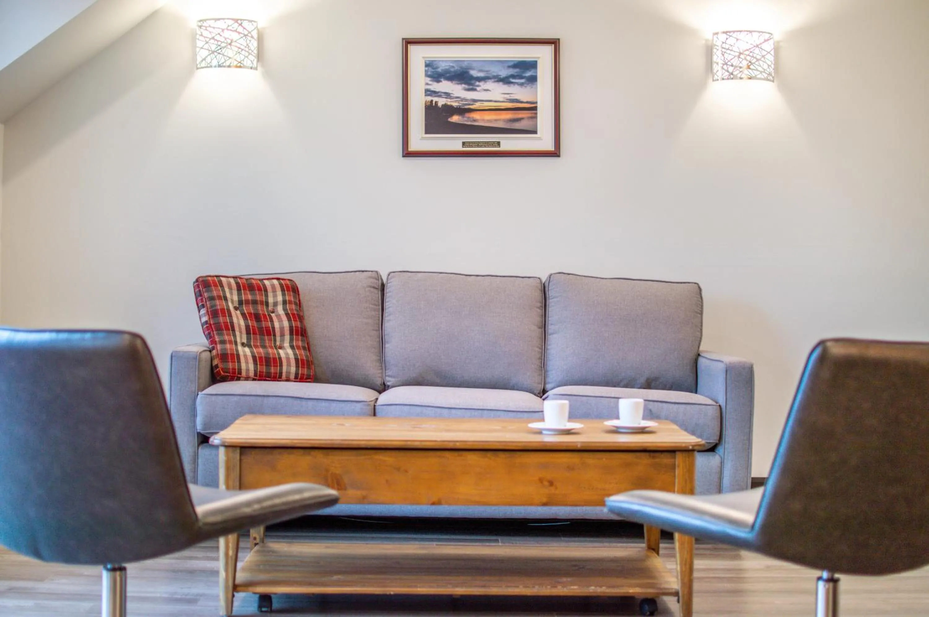Living room in Auberge du Lac Taureau et Condos