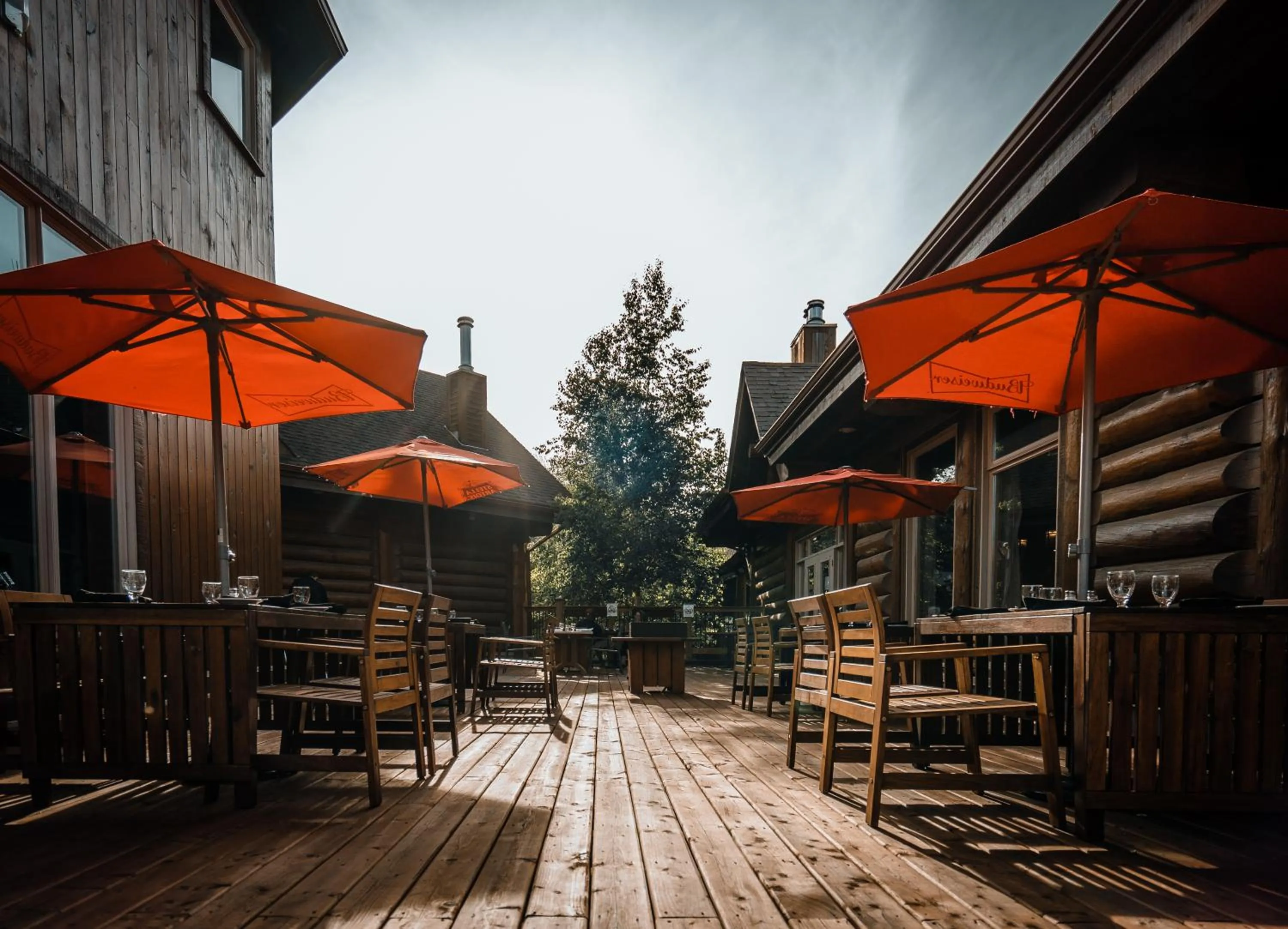 Patio in Auberge du Lac Taureau et Condos