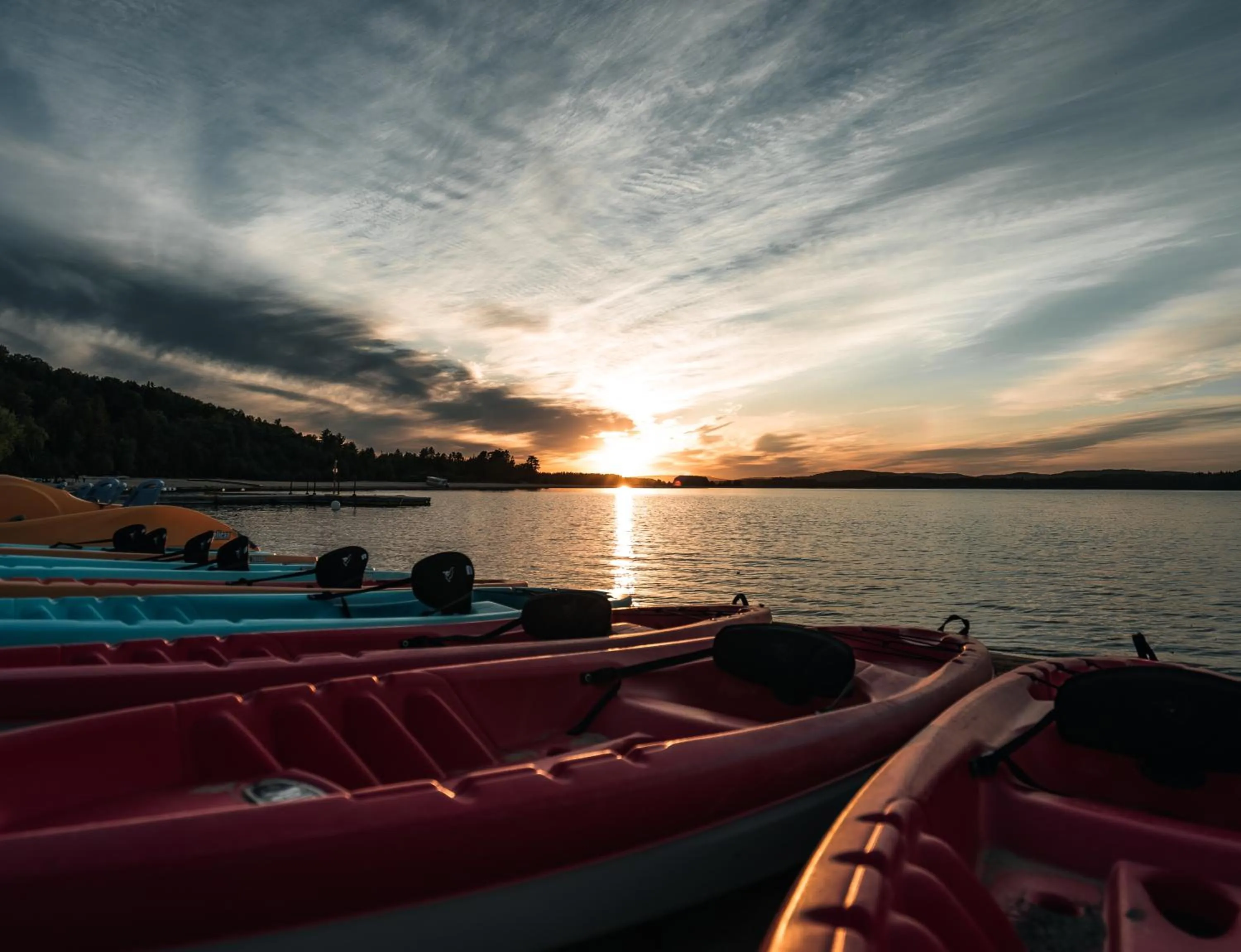 Canoeing in Auberge du Lac Taureau et Condos