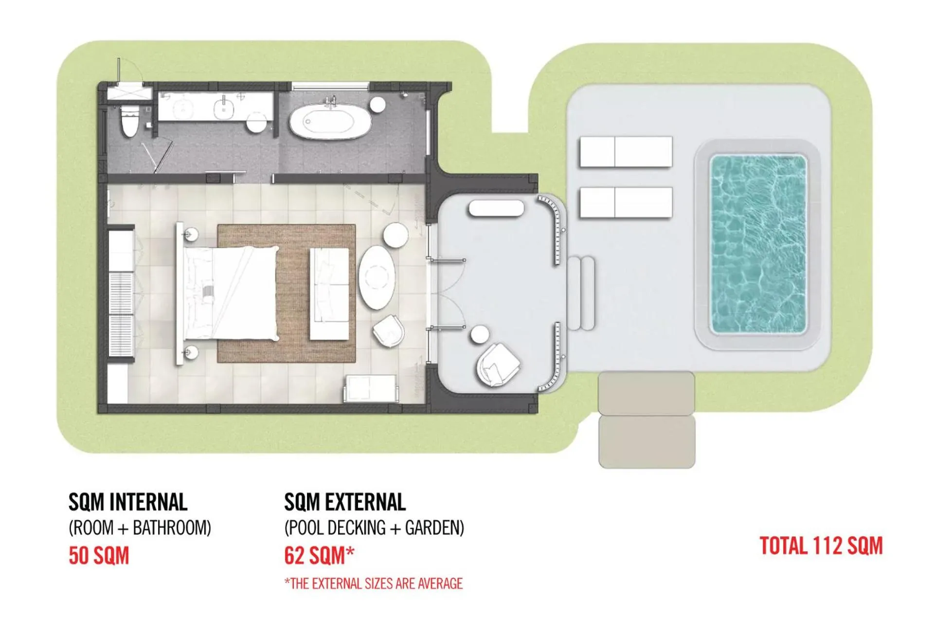 Floor plan in The Standard, Hua Hin