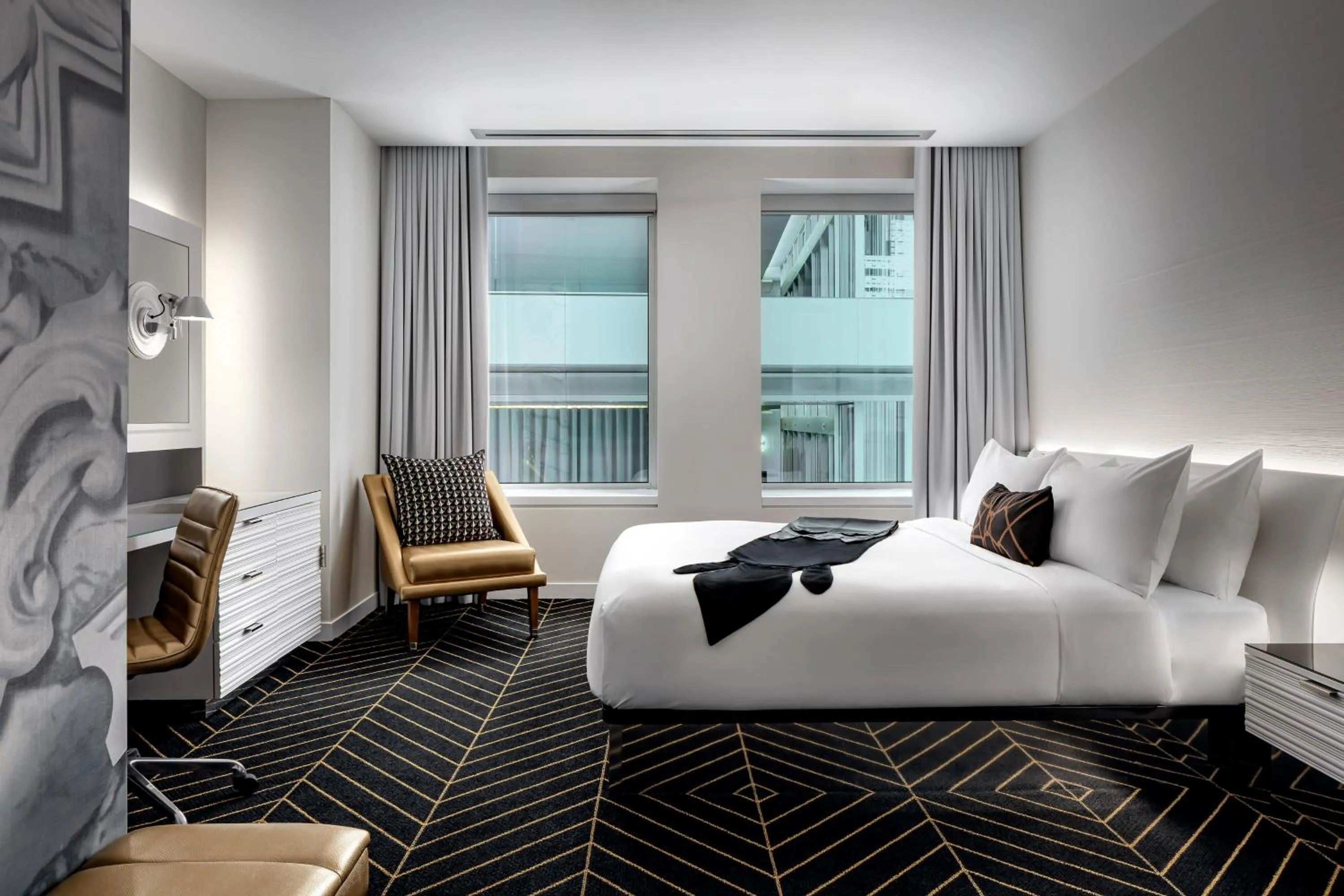 Photo of the whole room, Bed in W Montreal