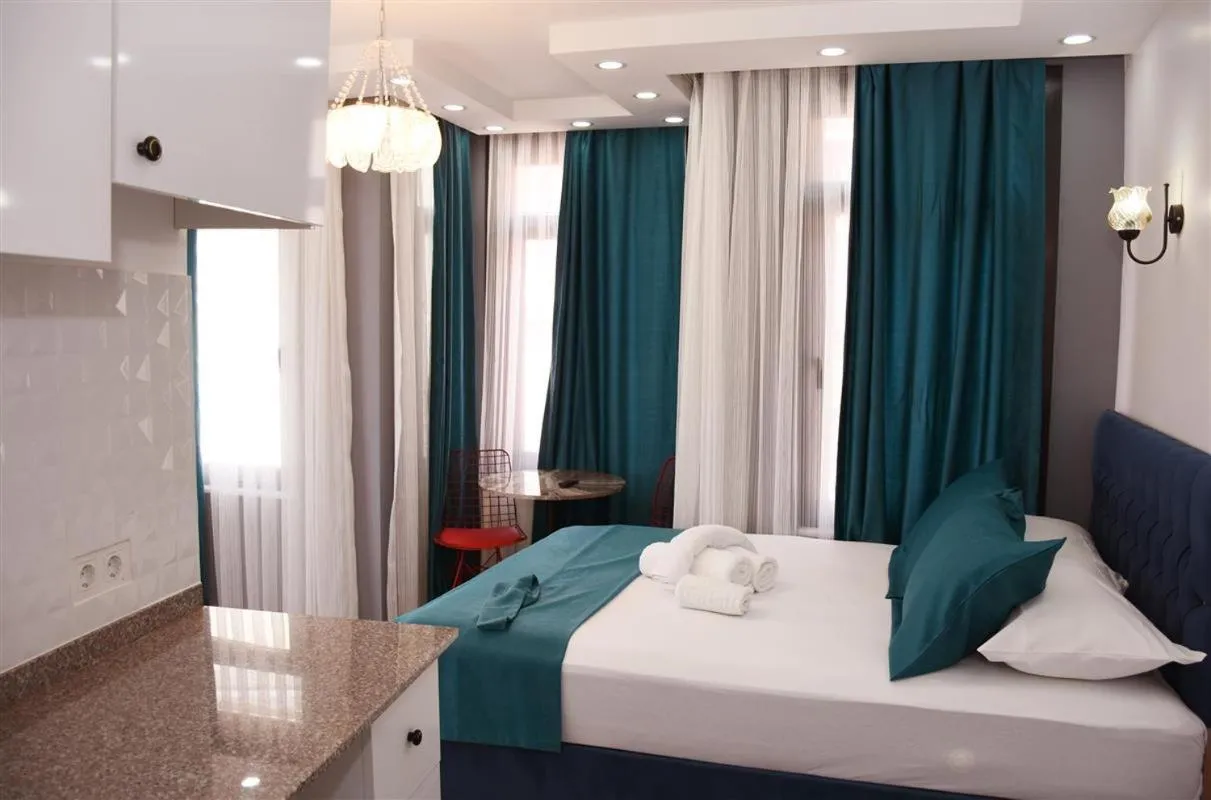 Bed in Galata Zade Luxury Boutique Hotel