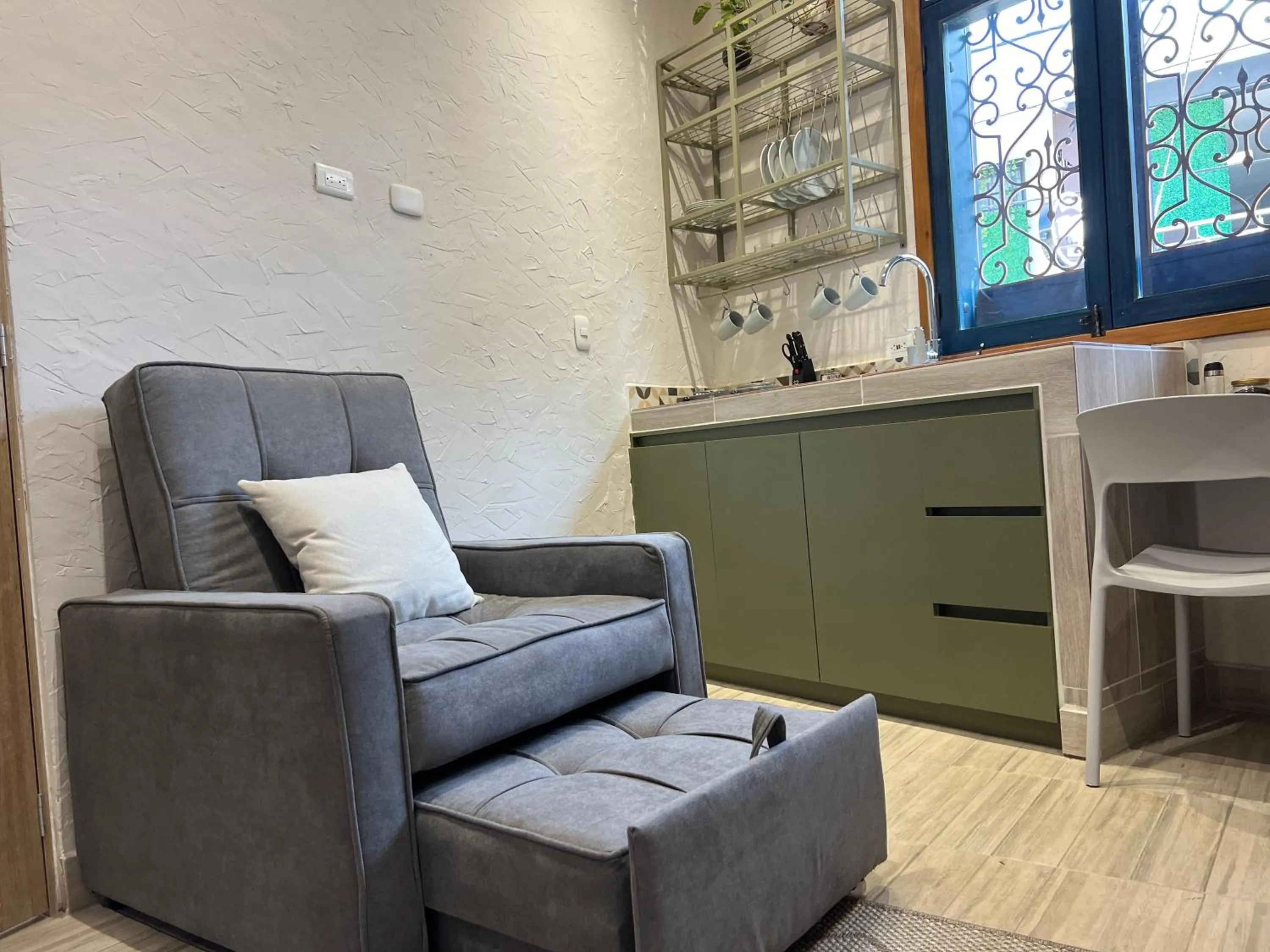 Seating area in Zentrico Boutique