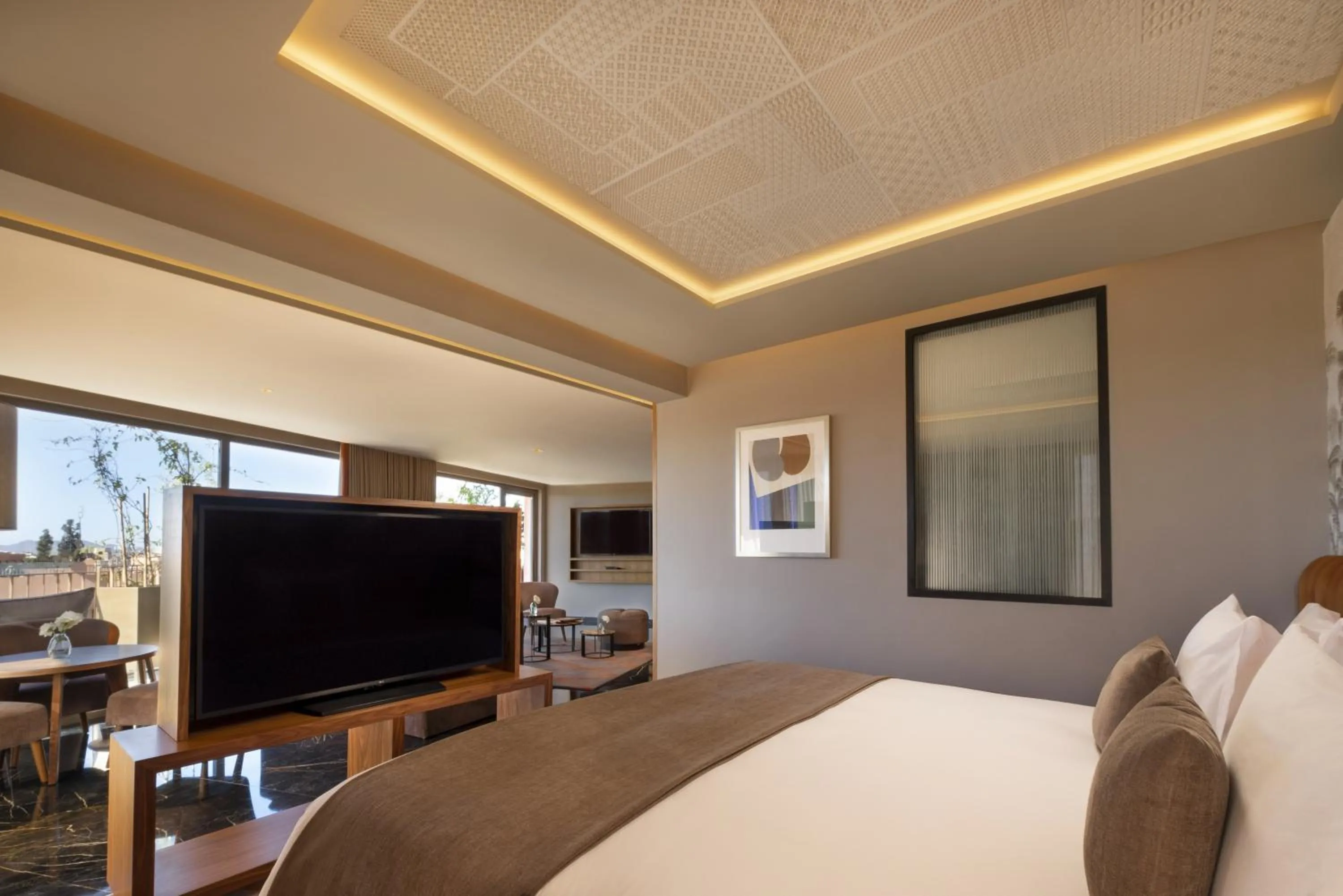 Bed in Hotel Jadali & Spa