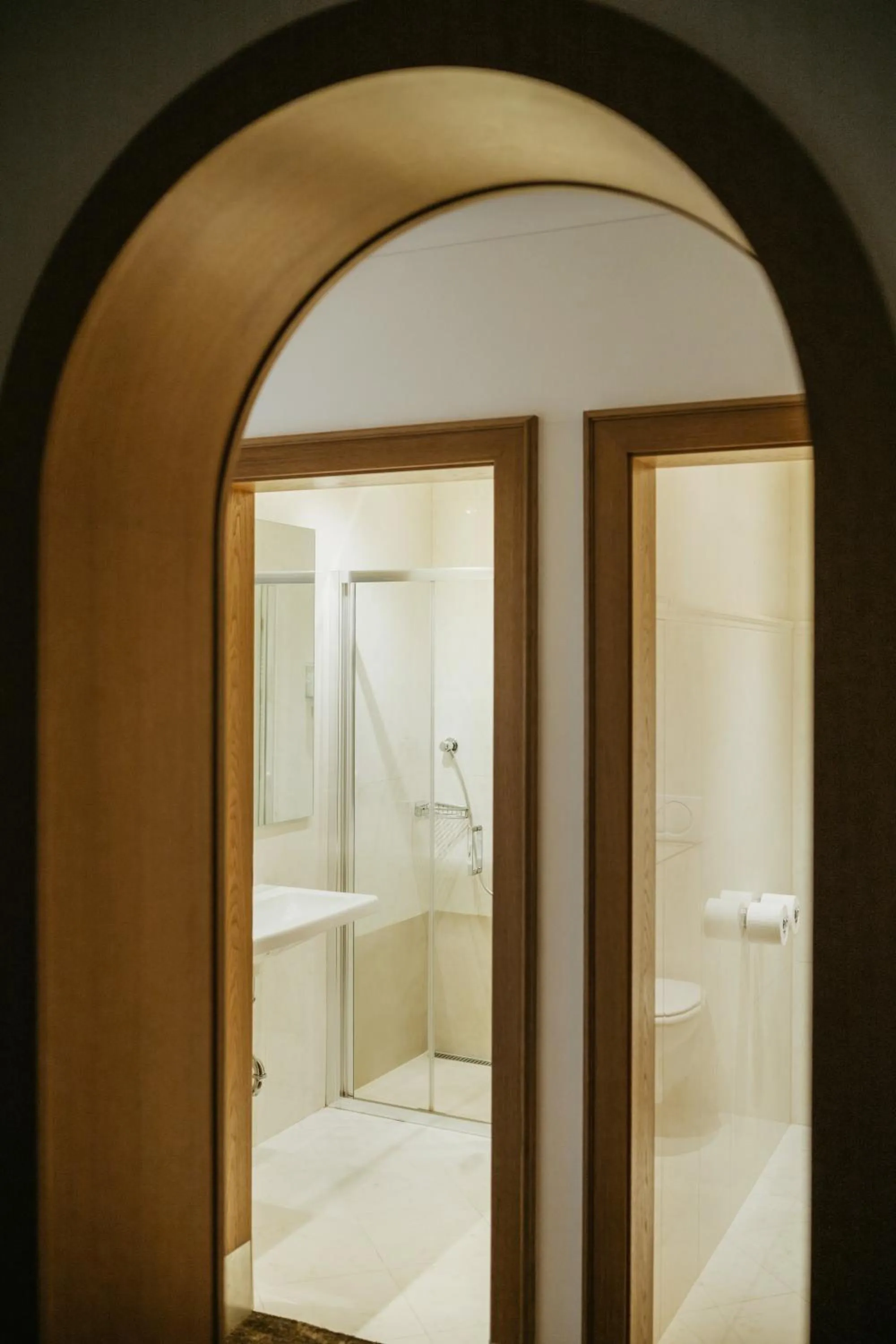 Toilet in Pension Baranekhof - accommodation in nature - Baranek Resorts