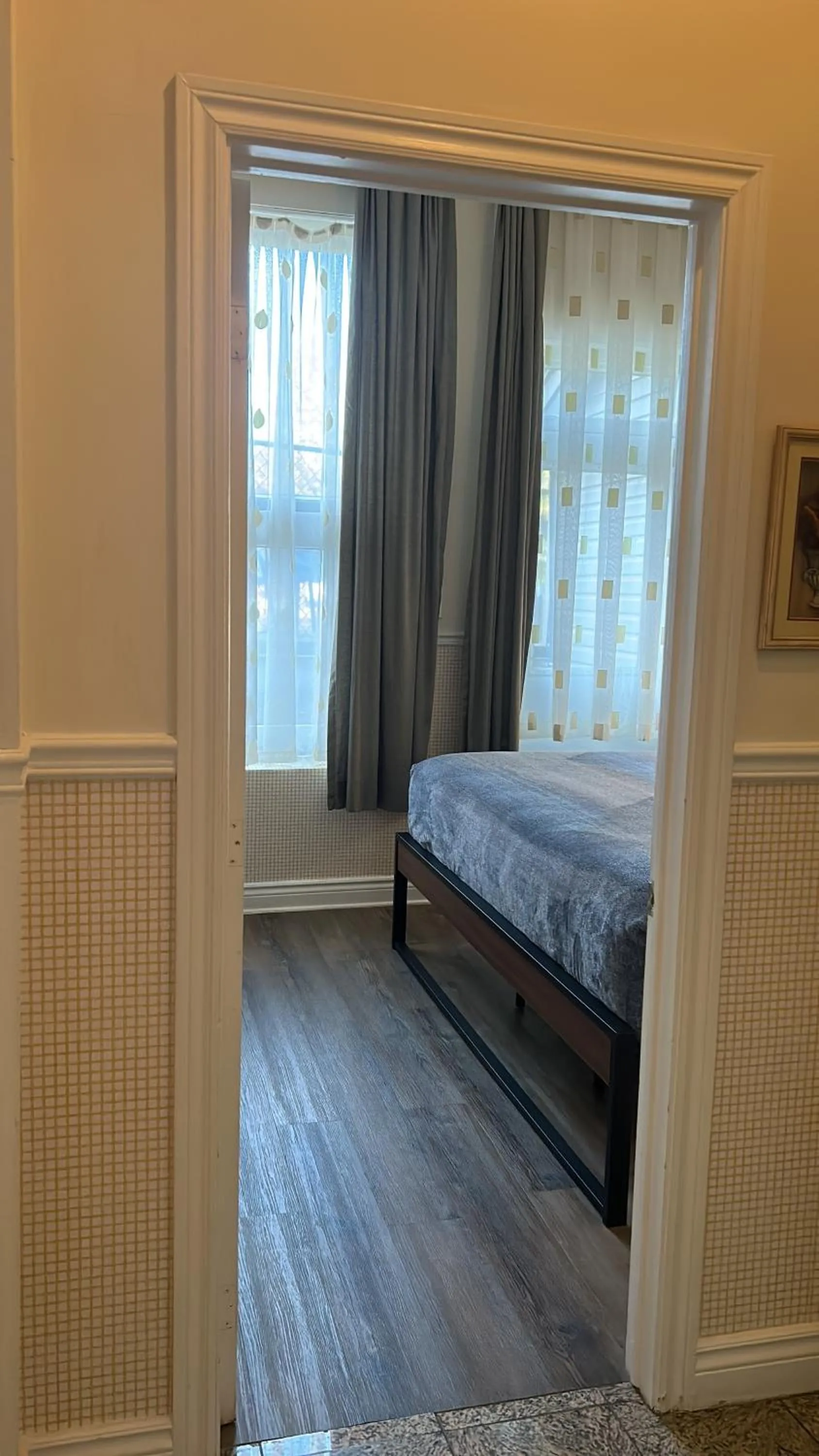 Bed in Parc Suites Hotel