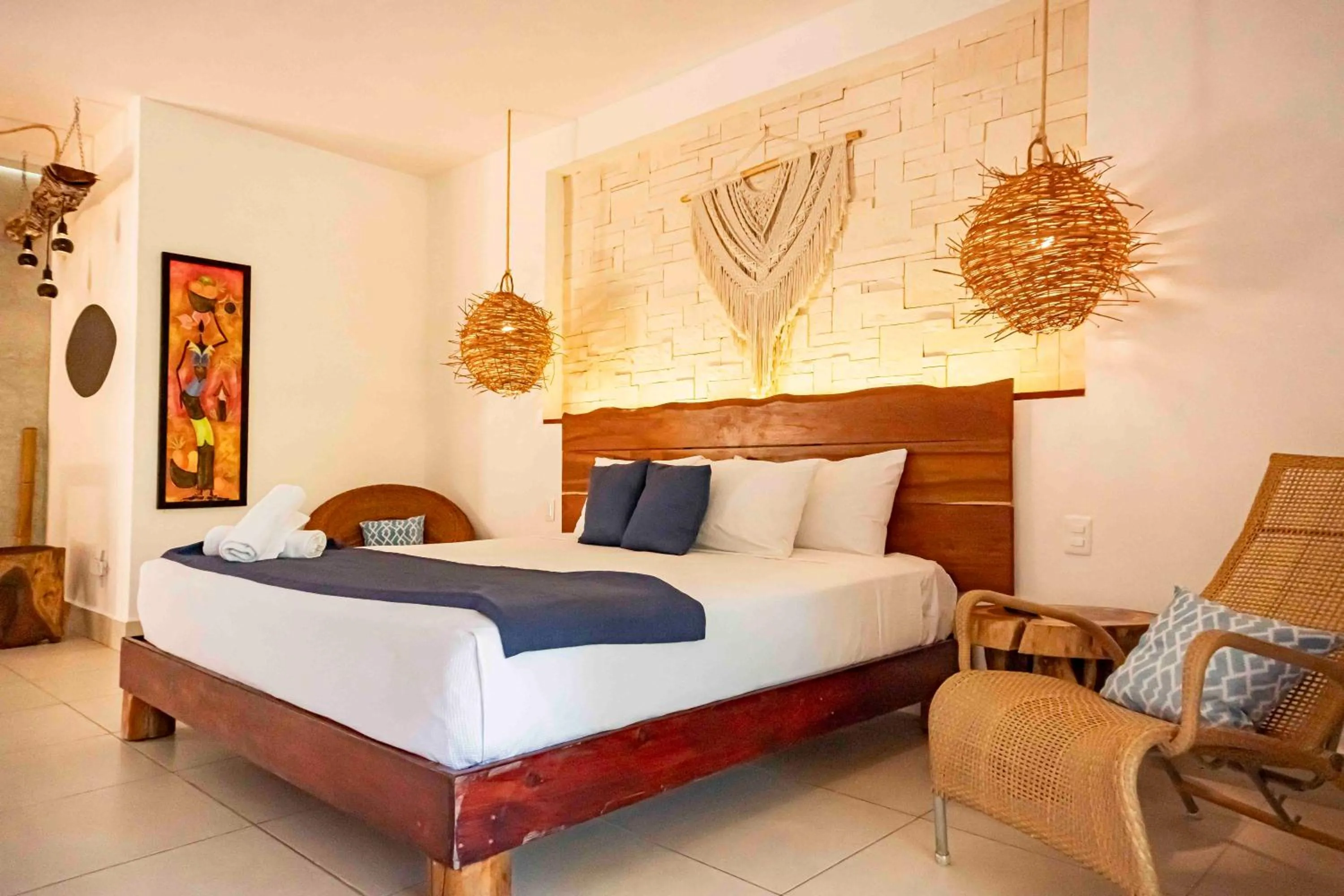 Toilet, Bed in Niik Tulum