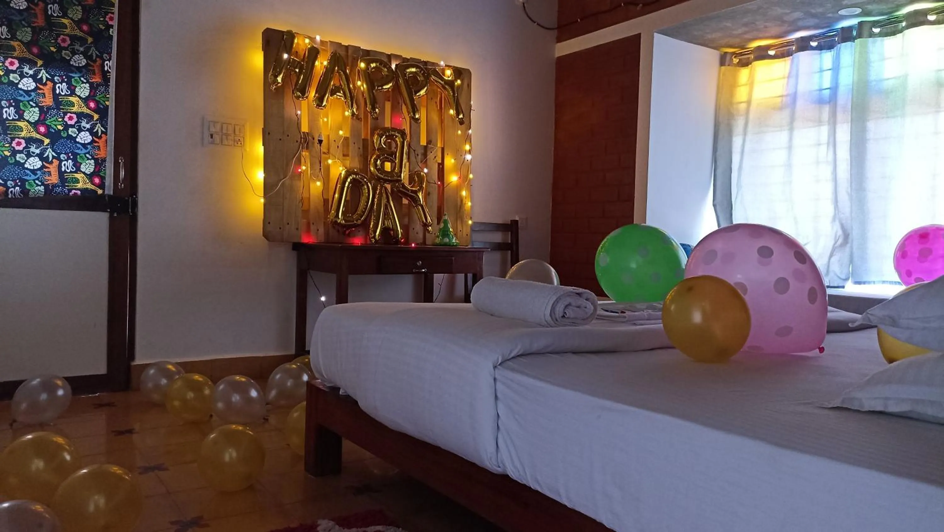 Photo of the whole room, Bed in Wow Farm House