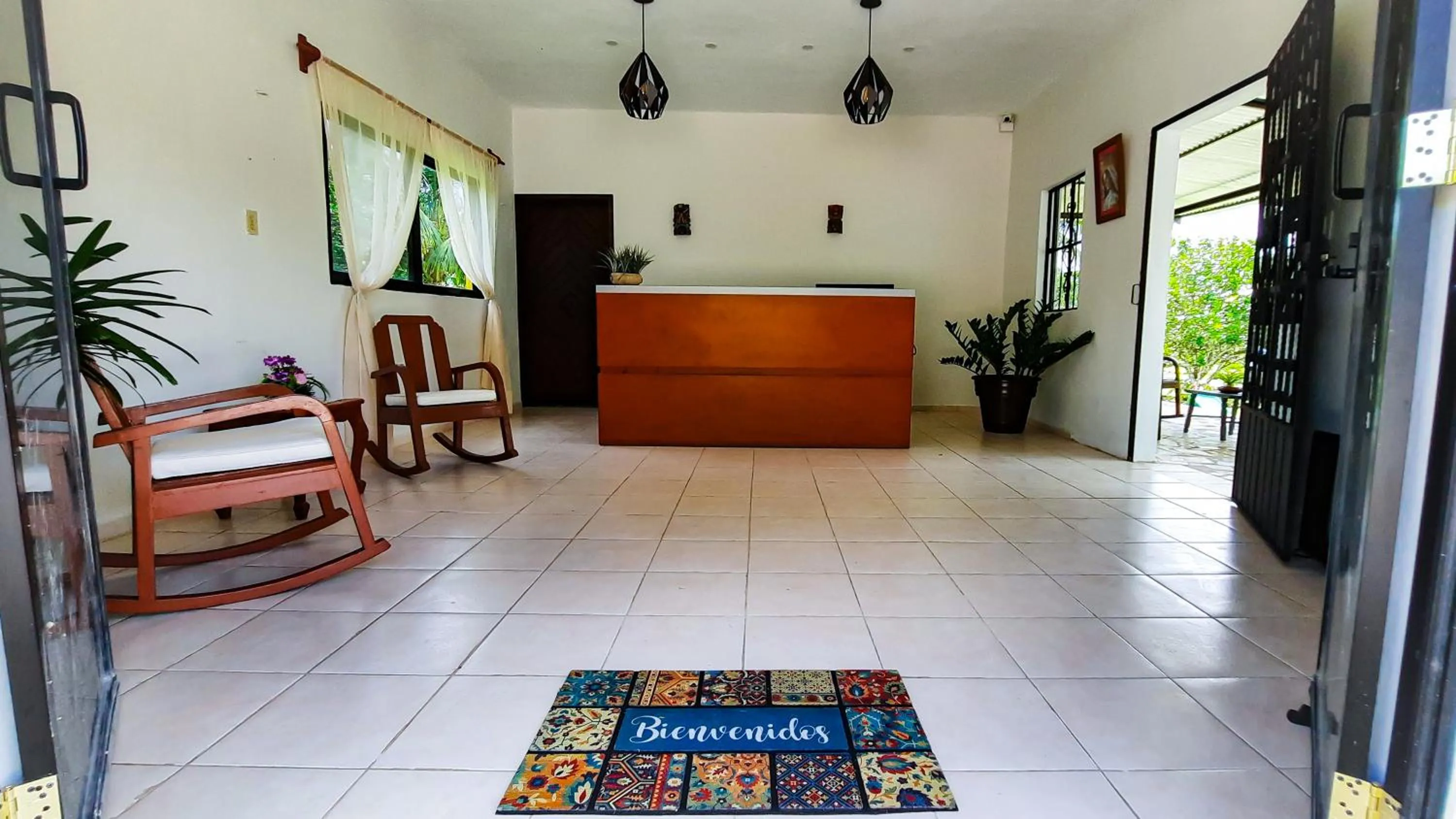 Lobby or reception in Hotel Quinta Izamal