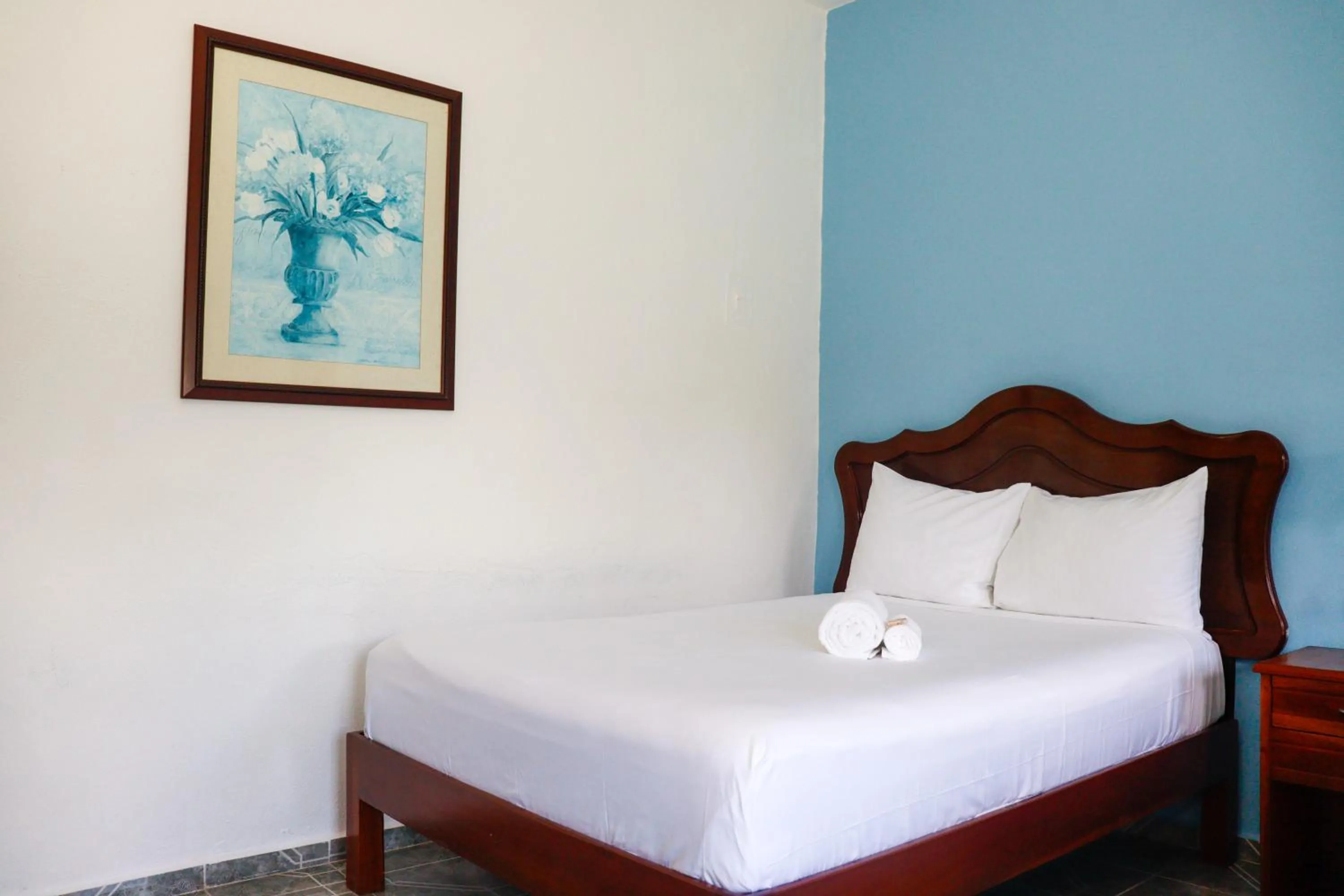 Bed in Hotel Quinta Izamal