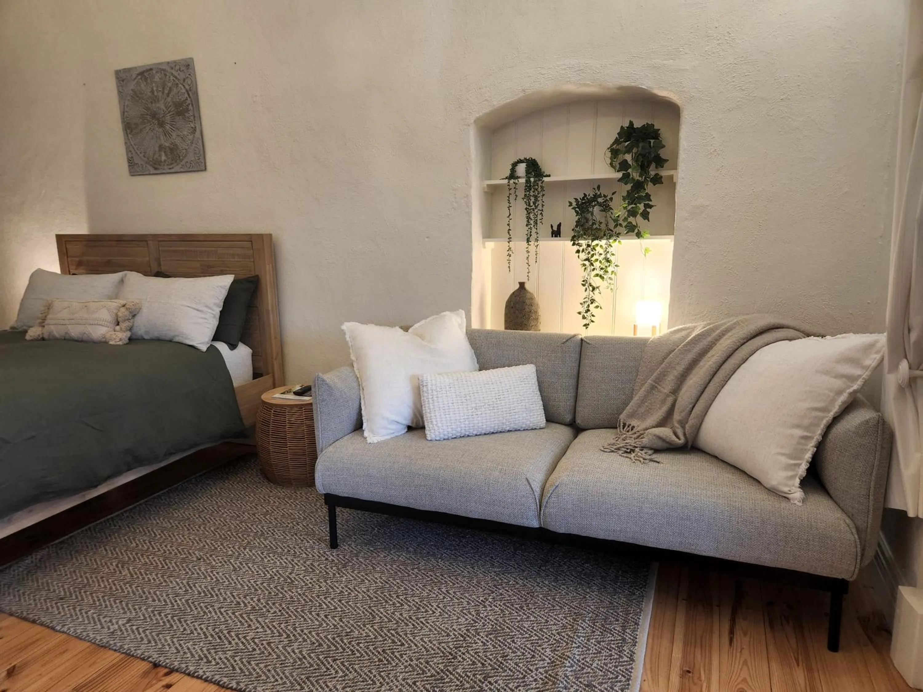 Seating area in Marananga Cottages