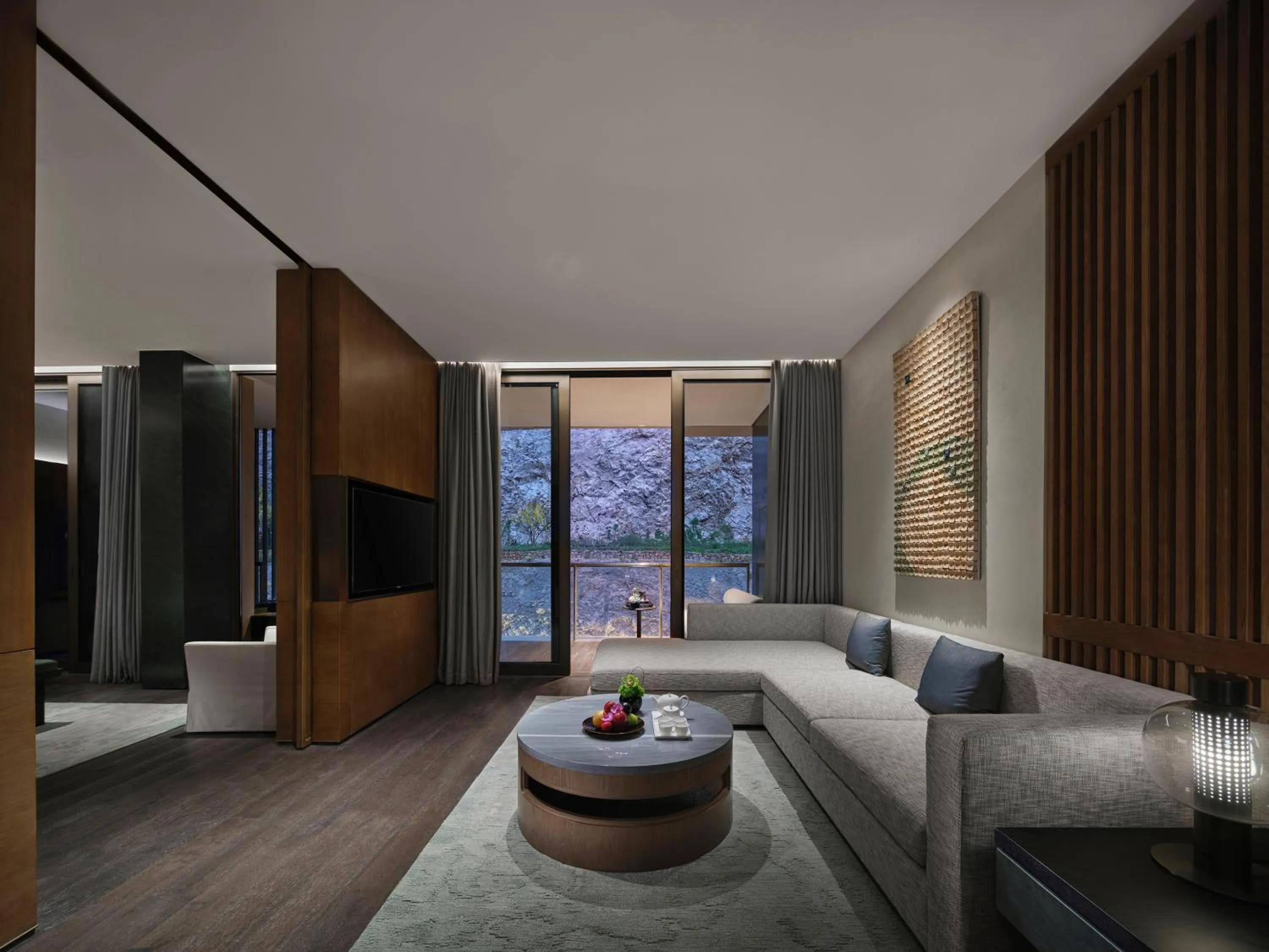 Living room in Banyan Tree Nanjing Garden Expo