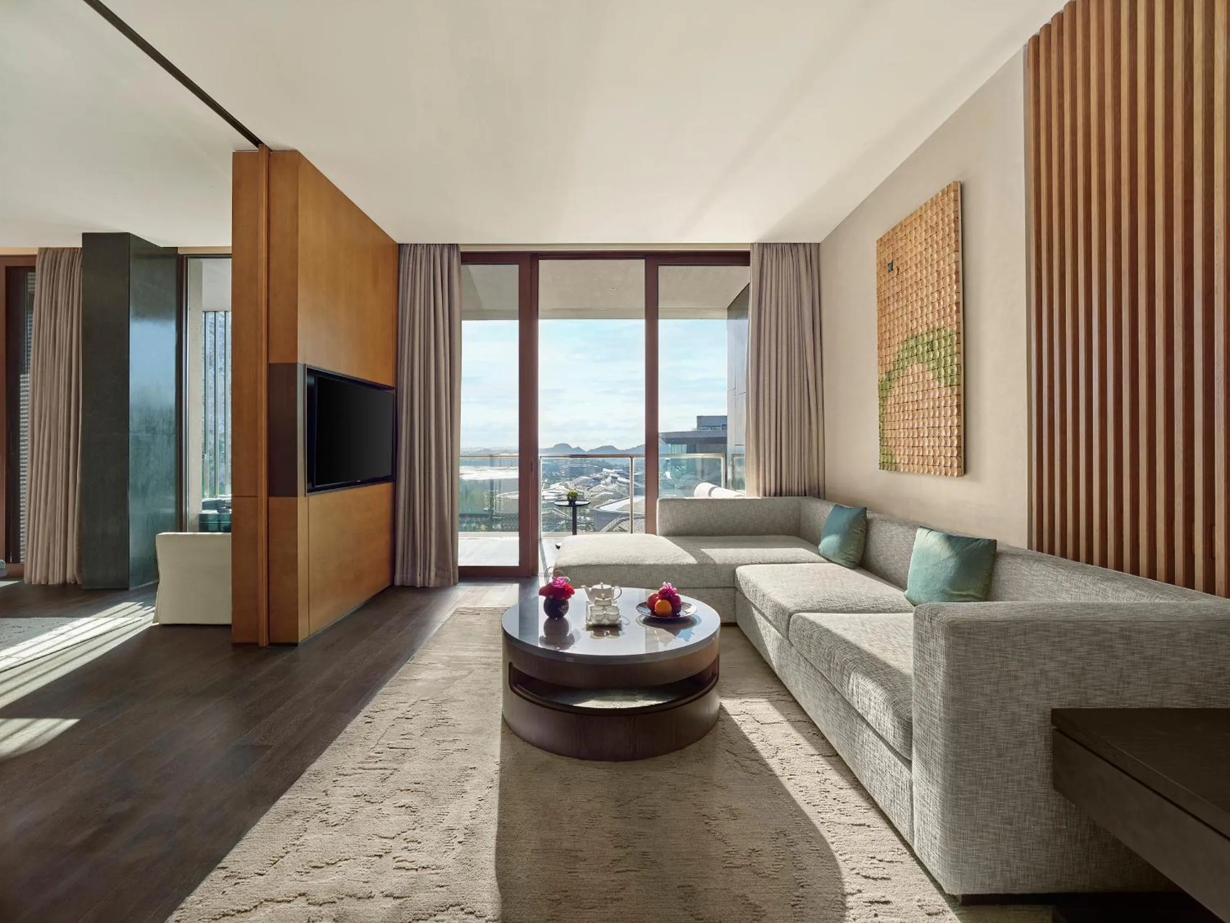 Living room in Banyan Tree Nanjing Garden Expo