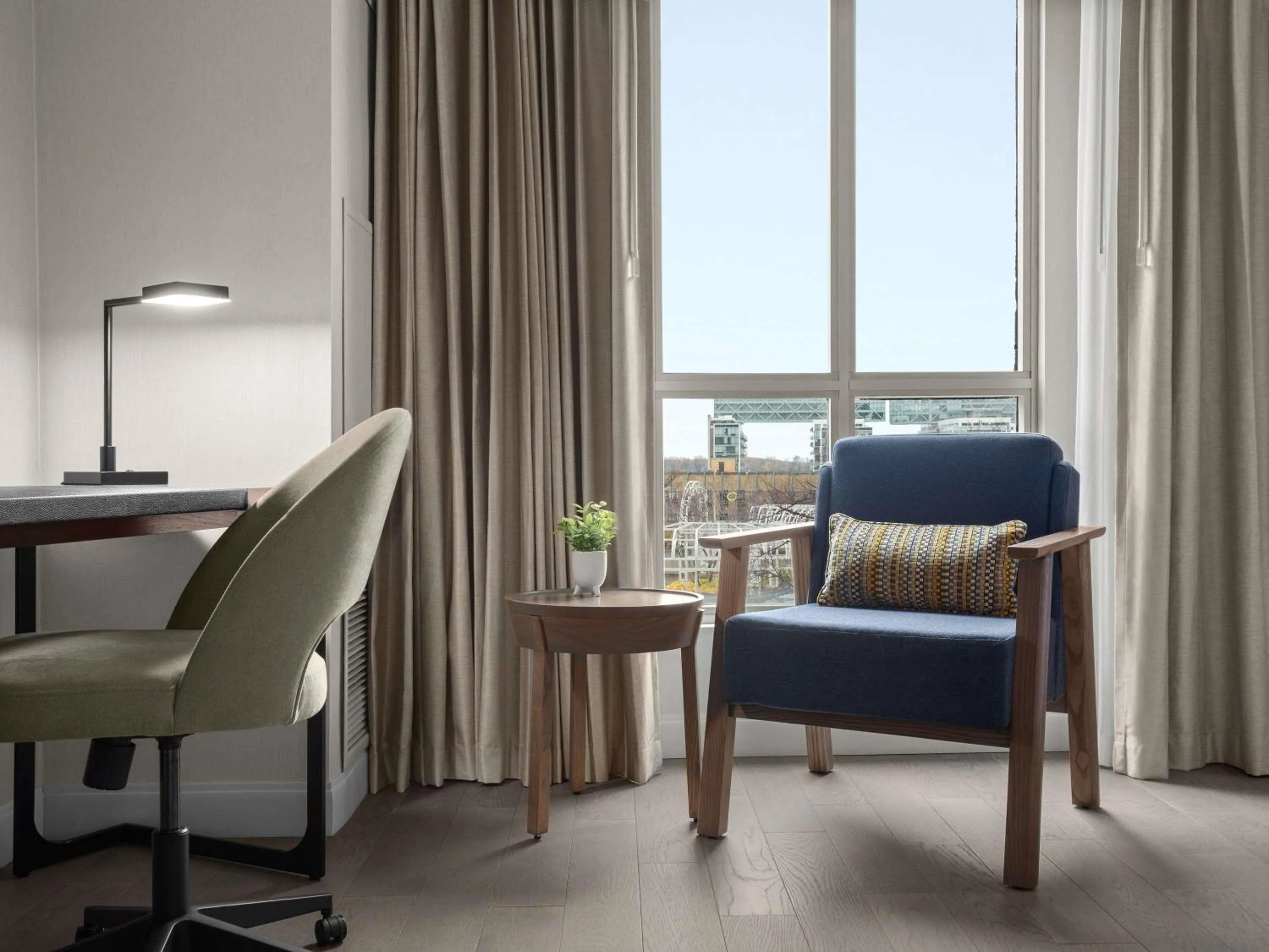 Bedroom in The Novotel Toronto Centre