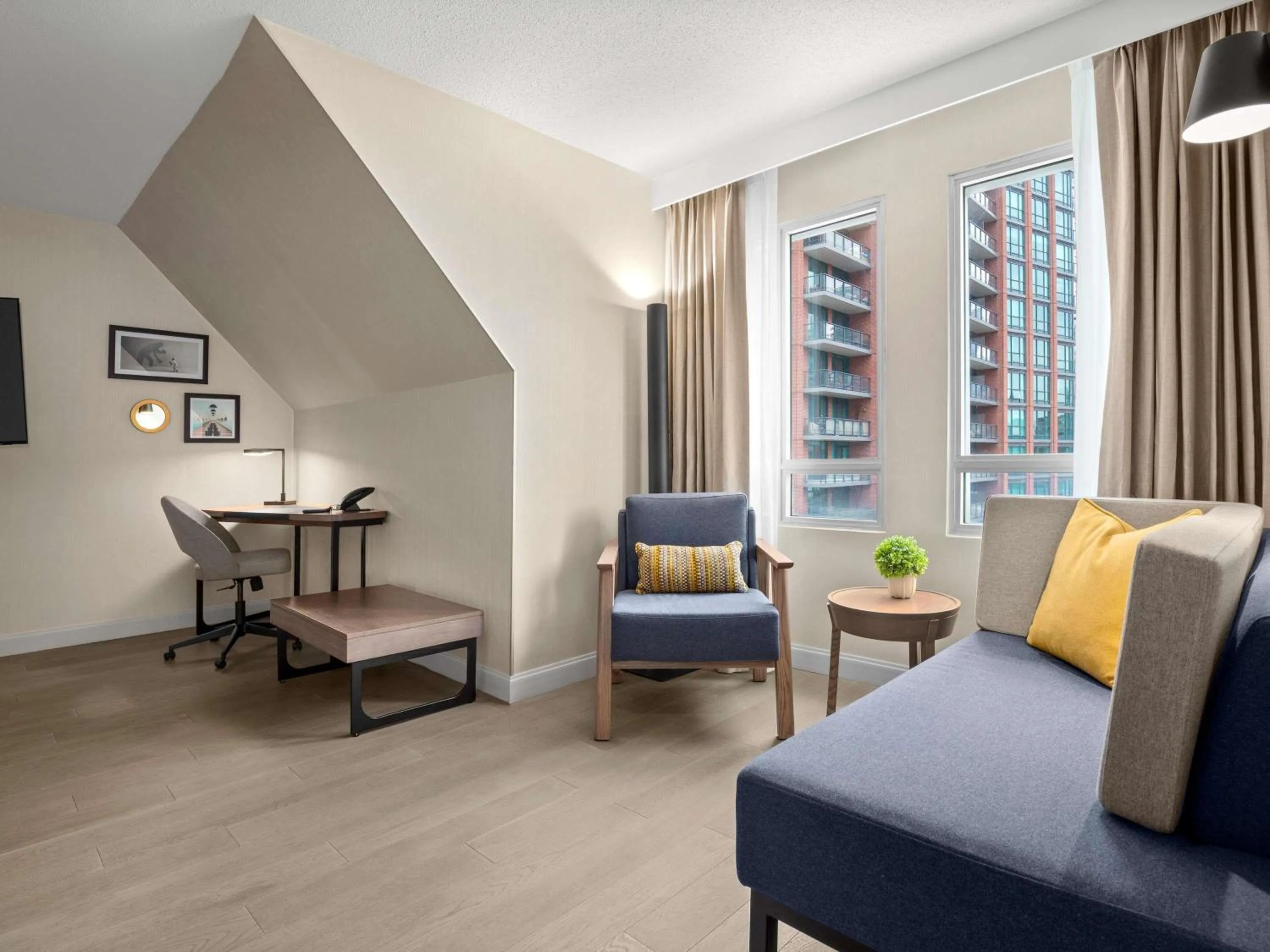 Bedroom in The Novotel Toronto Centre