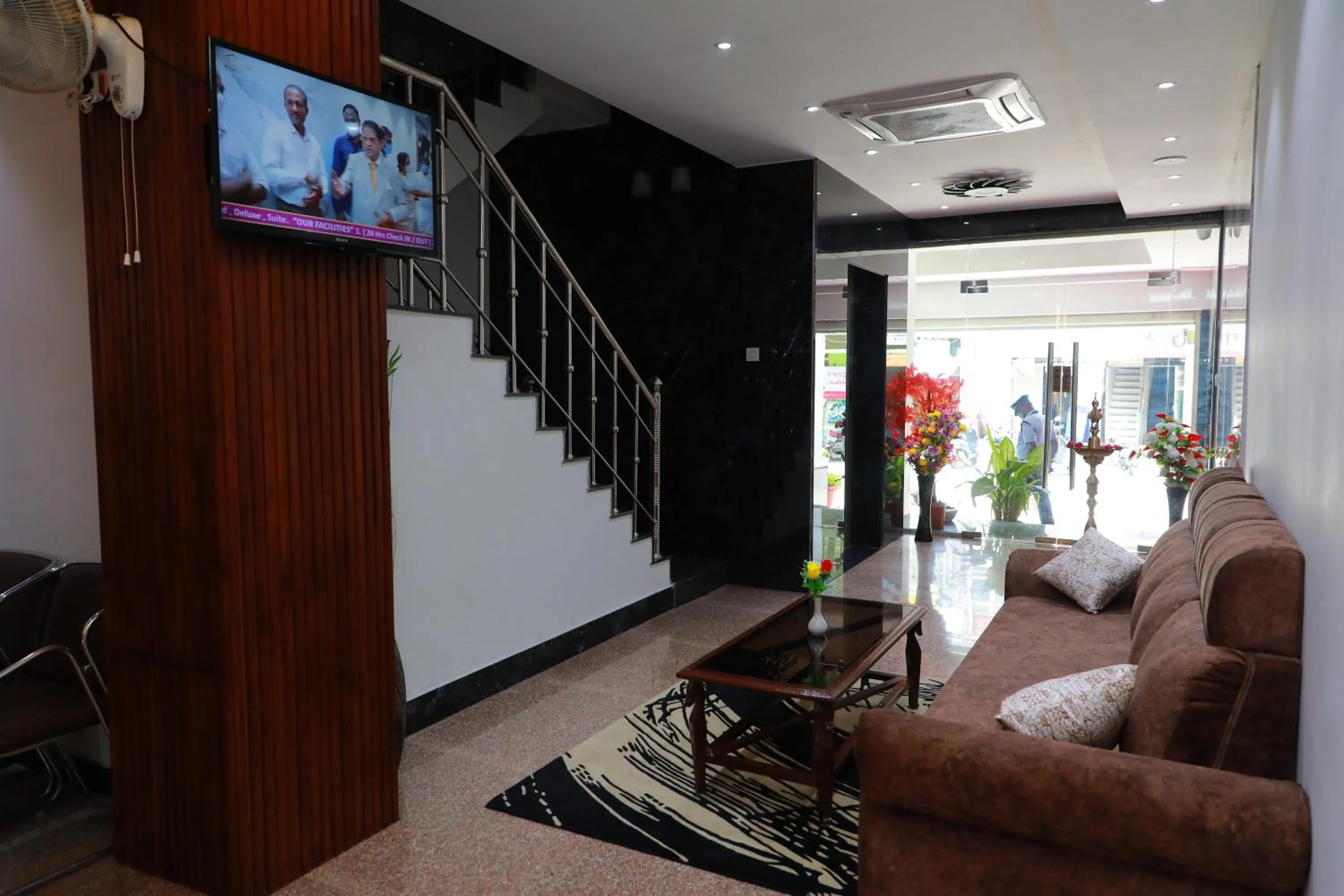 Seating area in TM INN Hotel