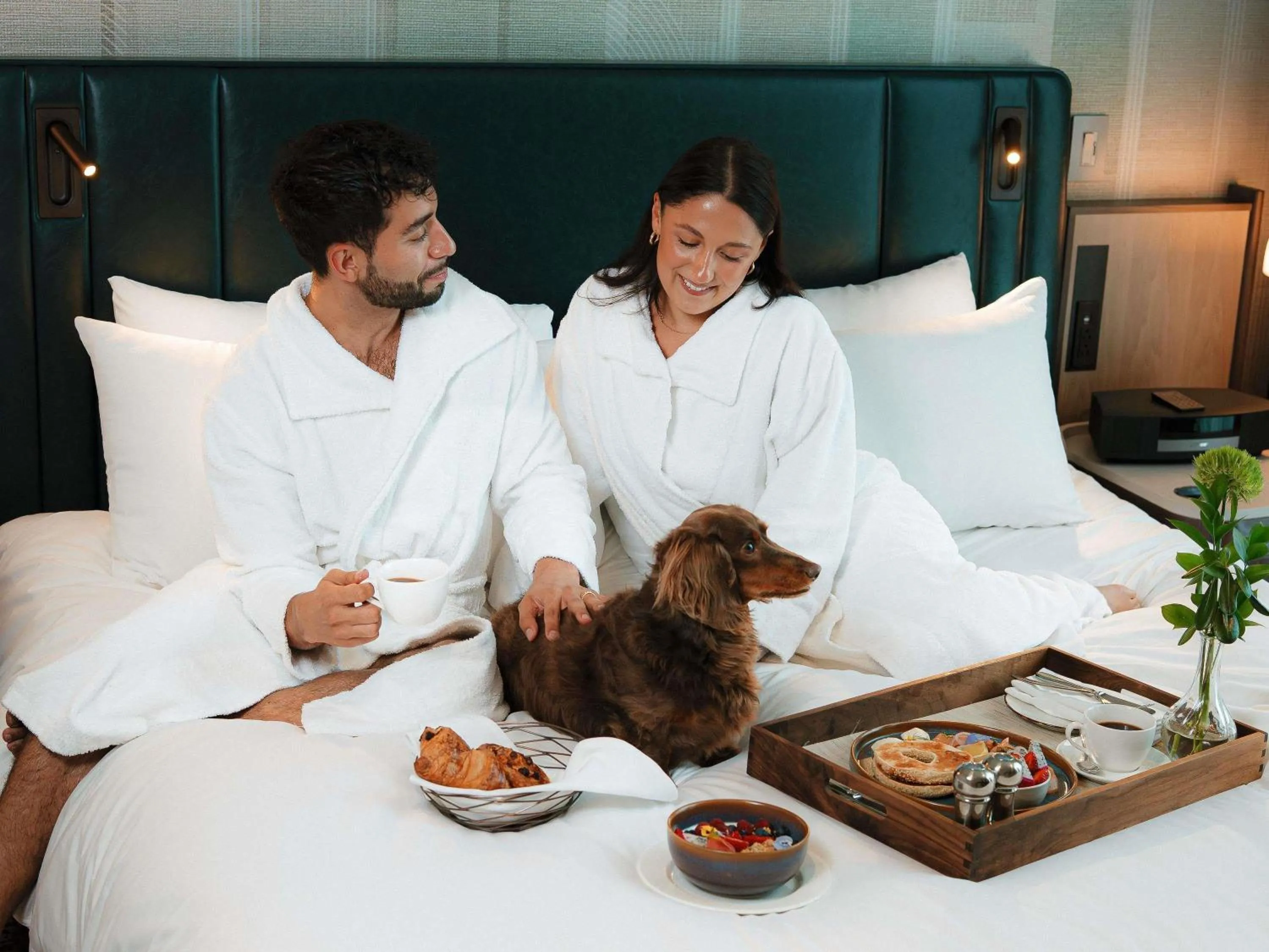 Bedroom, Bed in Sofitel Montreal Golden Mile