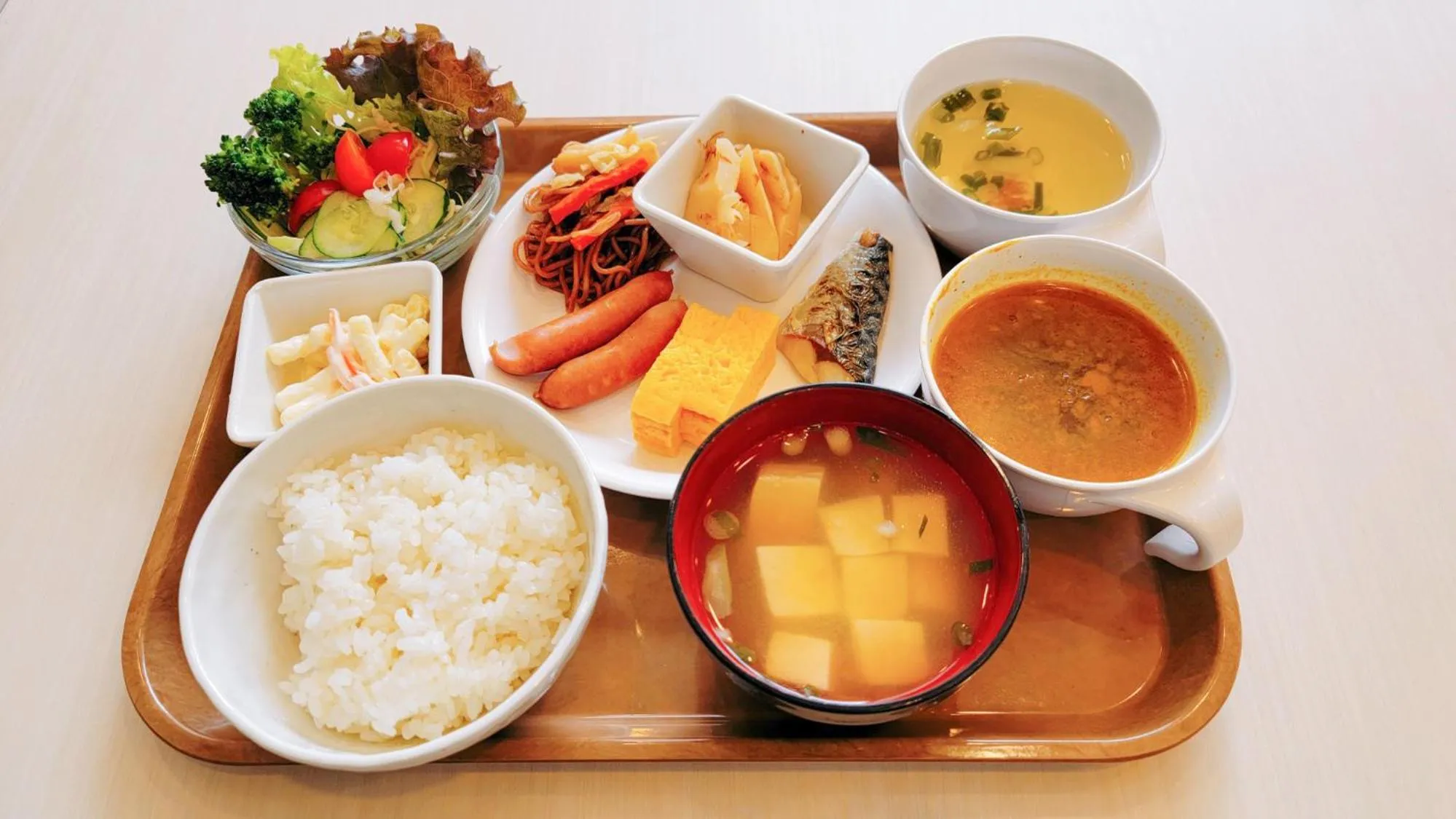 Breakfast in Toyoko Inn Hon-atsugi-eki Minami-guchi