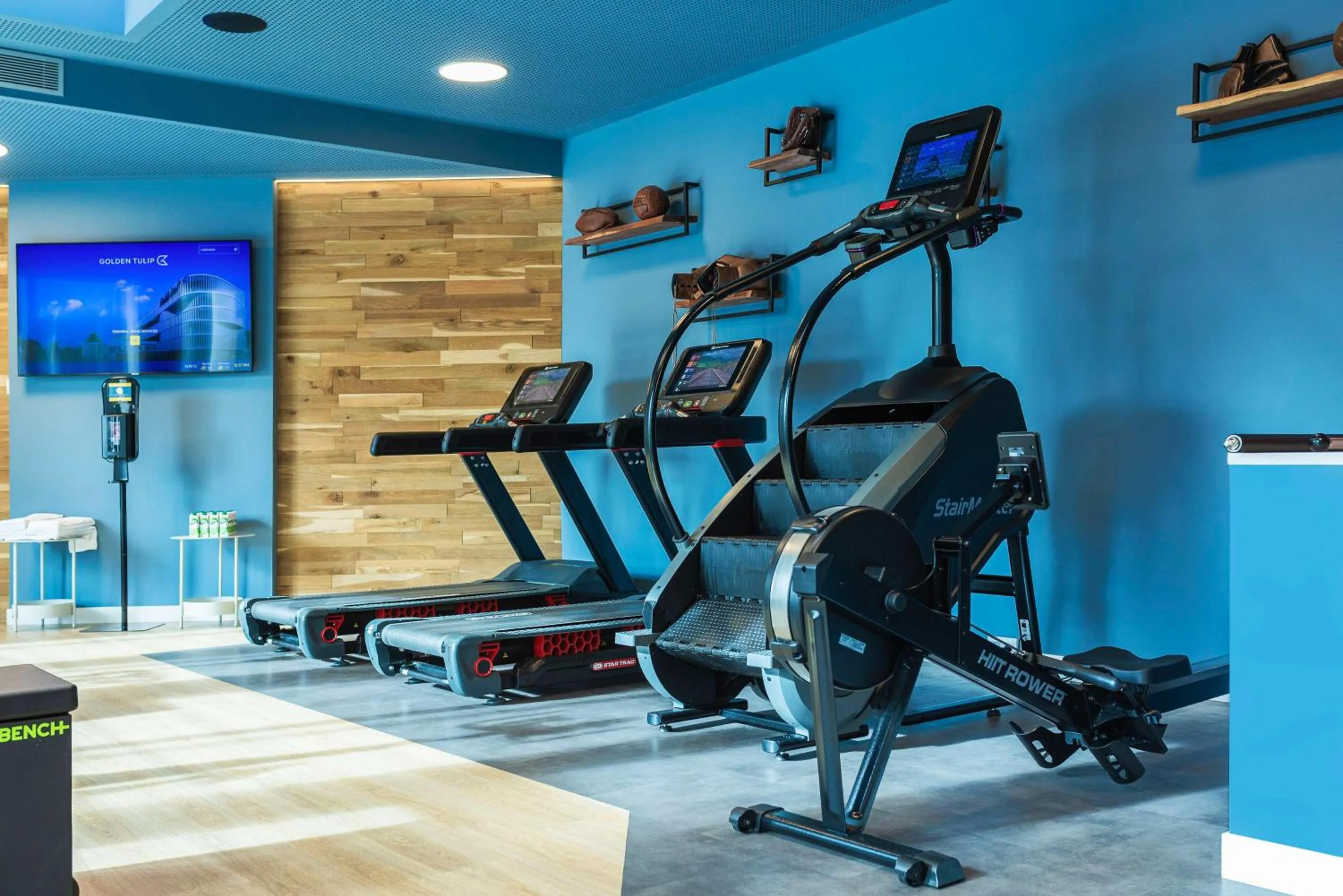 Fitness centre/facilities in GOLDEN TULIP LYON OUEST TECHLID Hotel & Spa