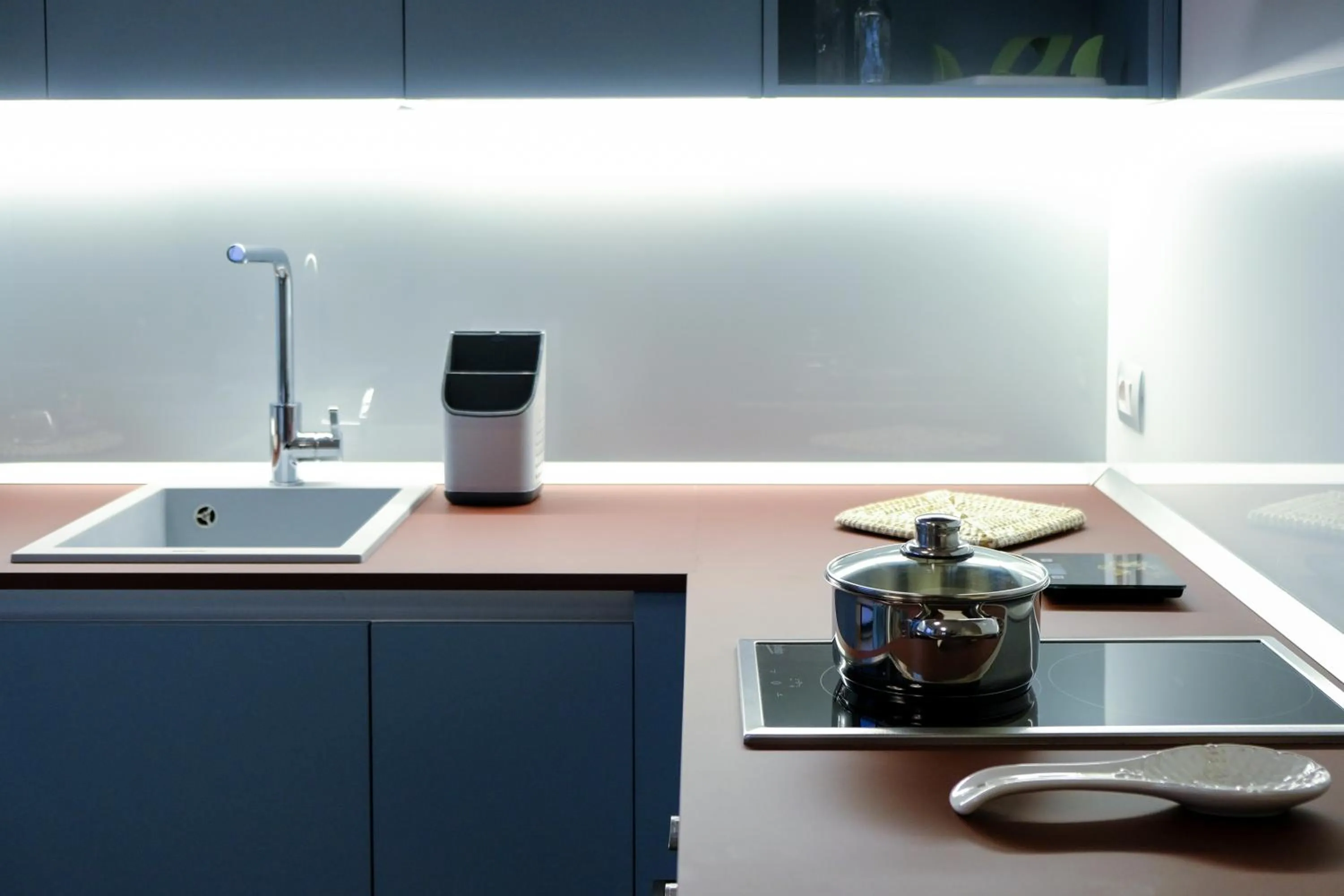 Kitchen or kitchenette in SOL Y MAR Camere e Appartamenti