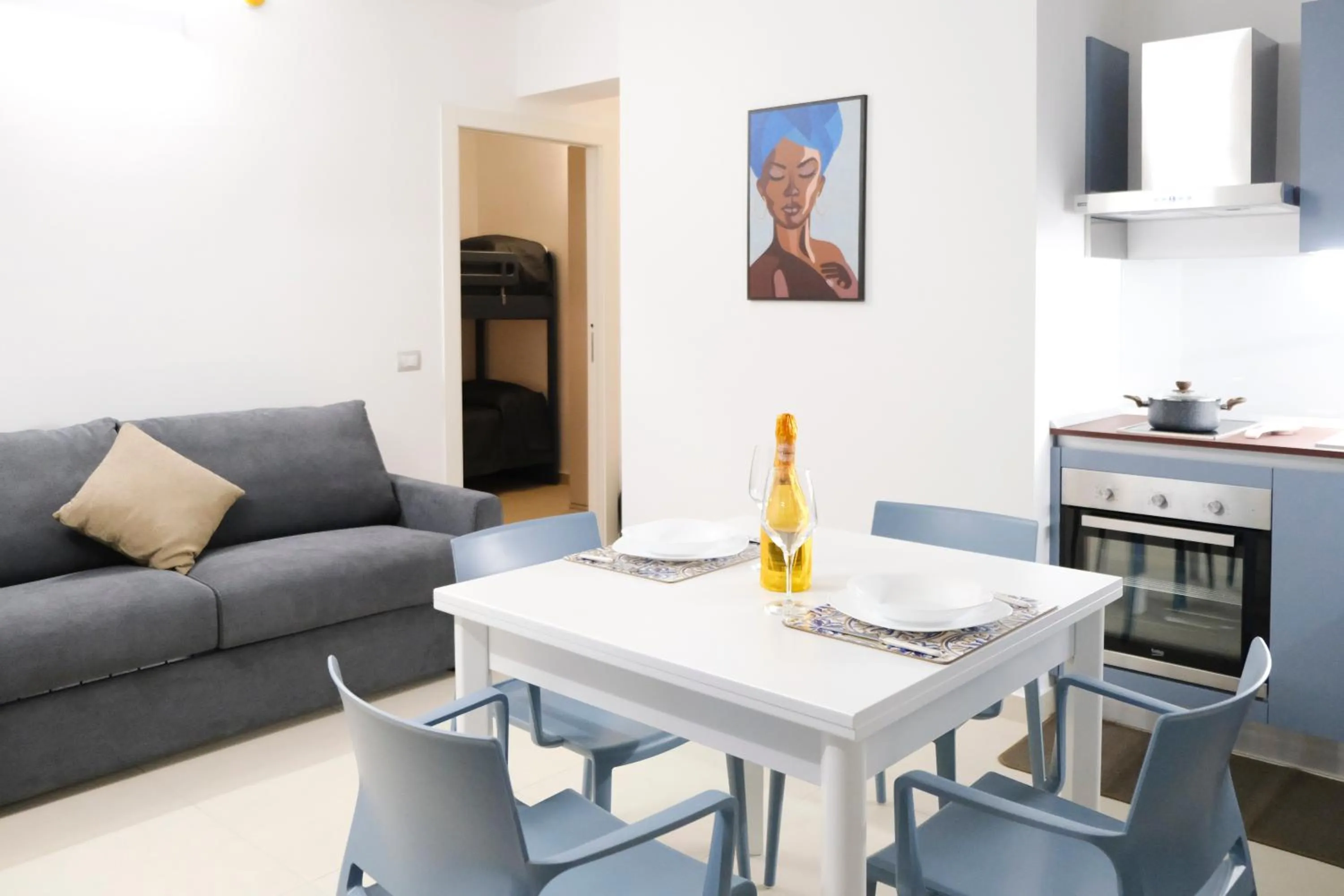 Kitchen or kitchenette in SOL Y MAR Camere e Appartamenti