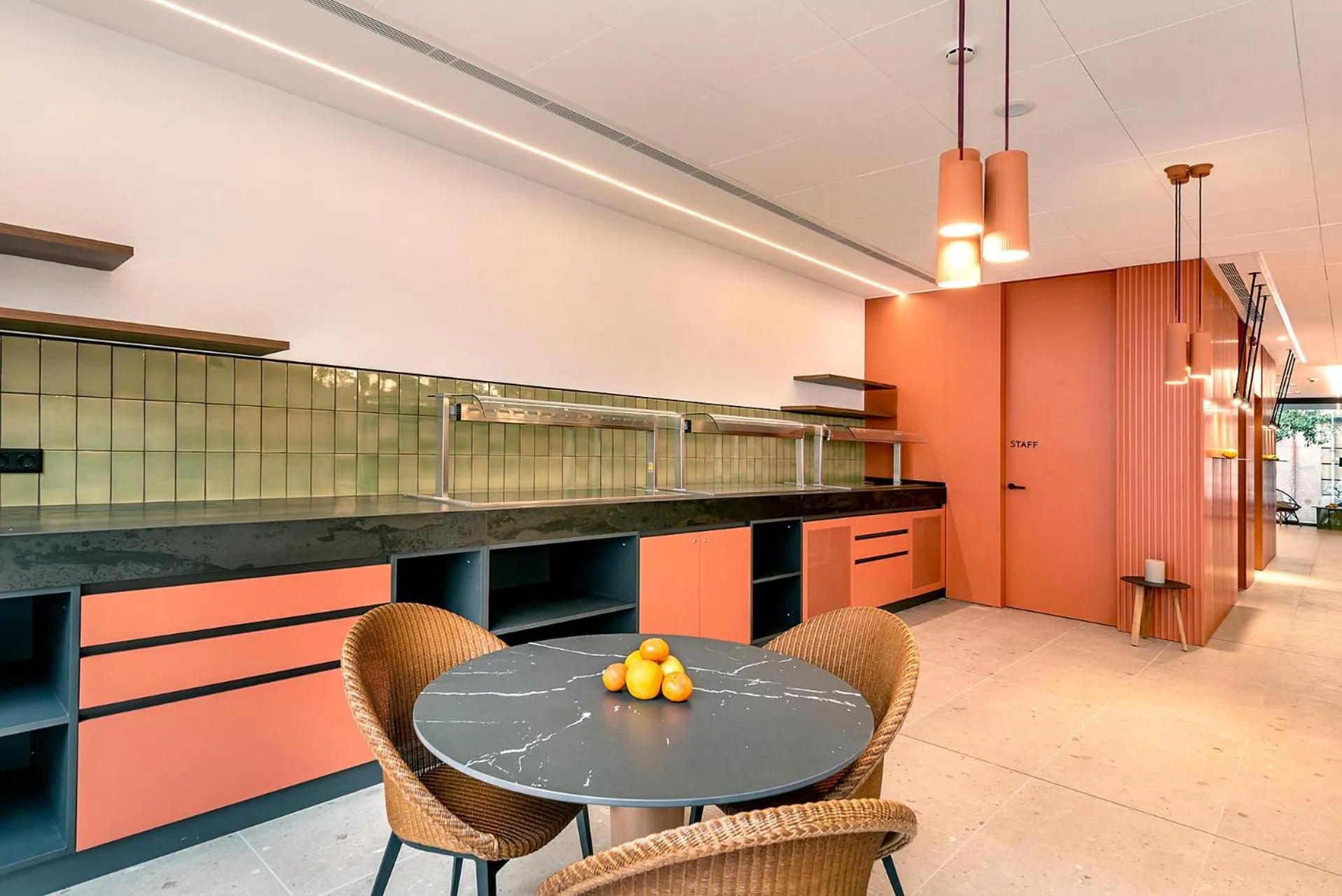 Dining area in Hotel Orangine