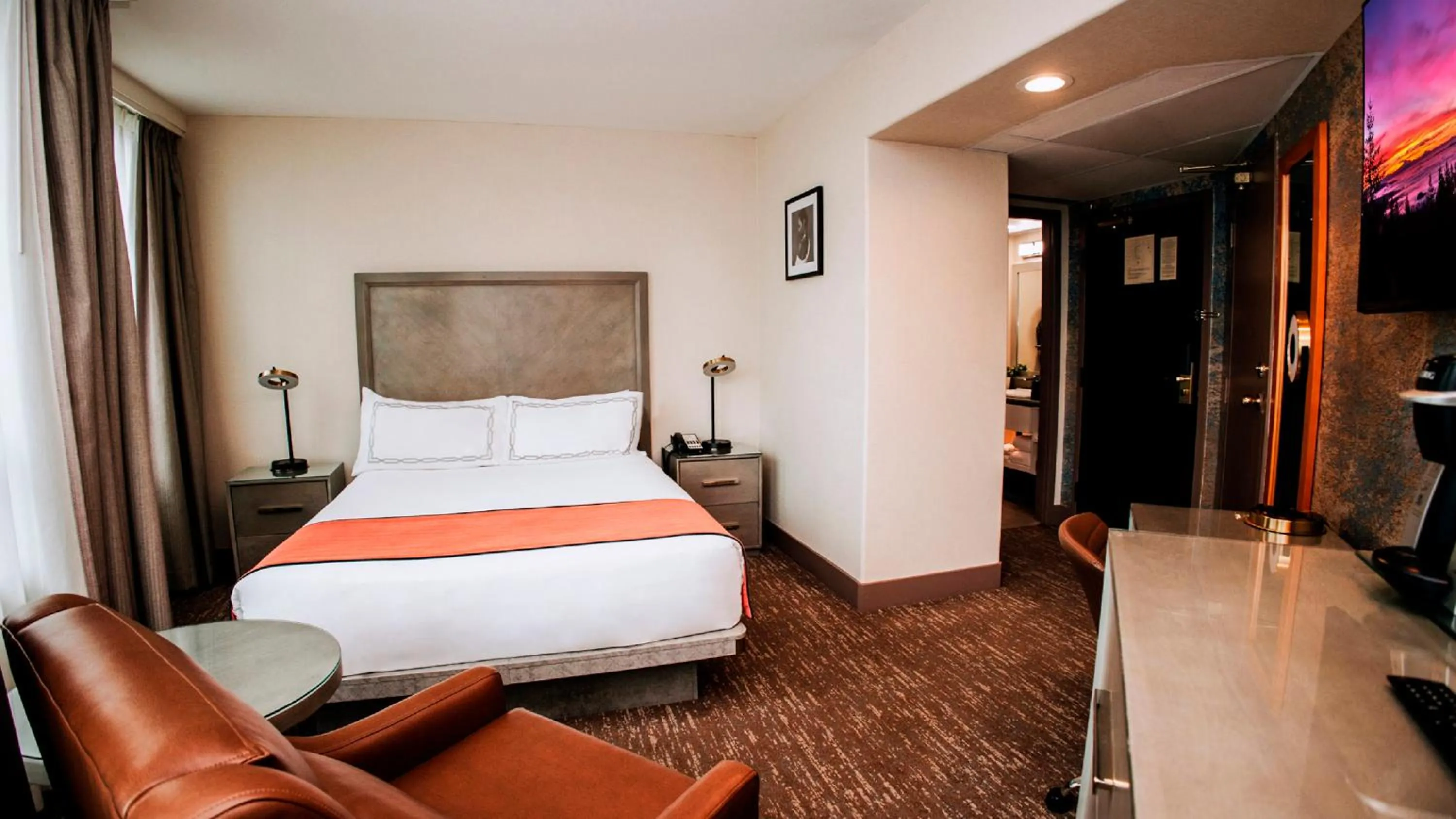 Bed in The Parker Hotel and Rooftop